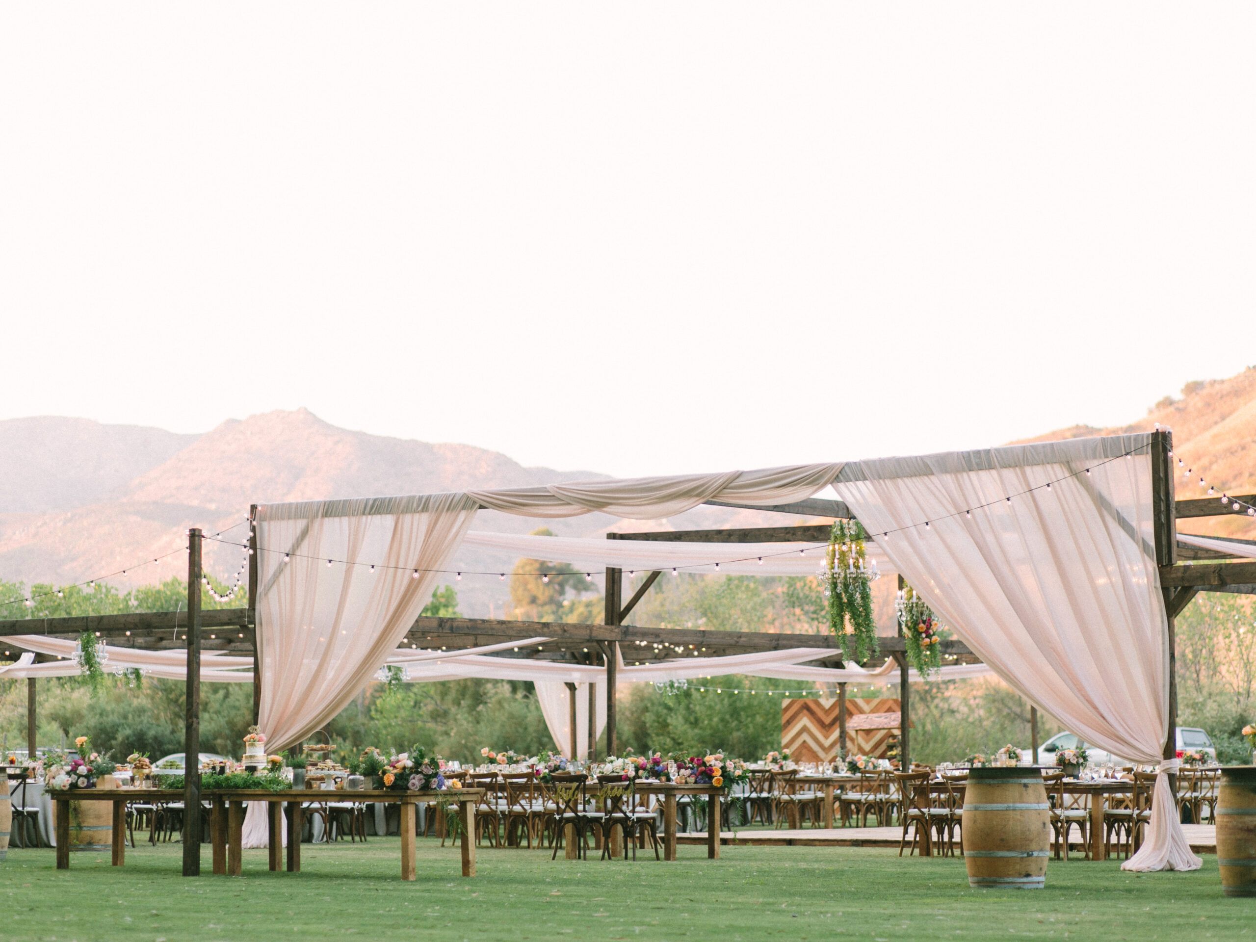 Earthy August Wedding