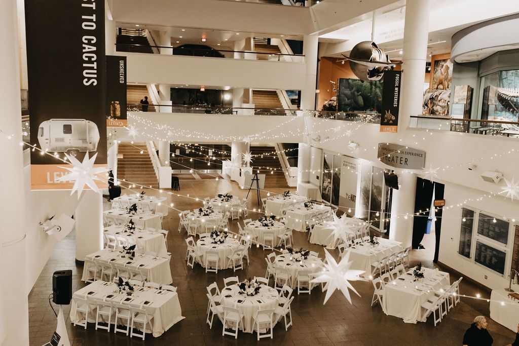 Moody Celestial Museum Wedding