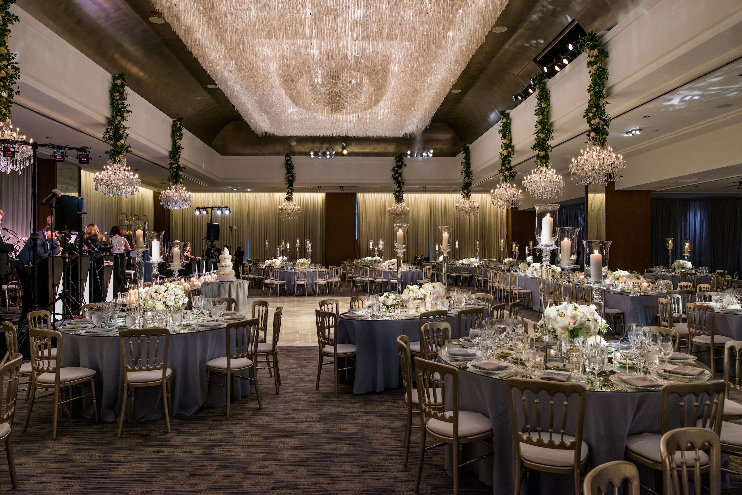 Wedding in the Grand Ballroom at The Ritz-Carlton, Chicago.