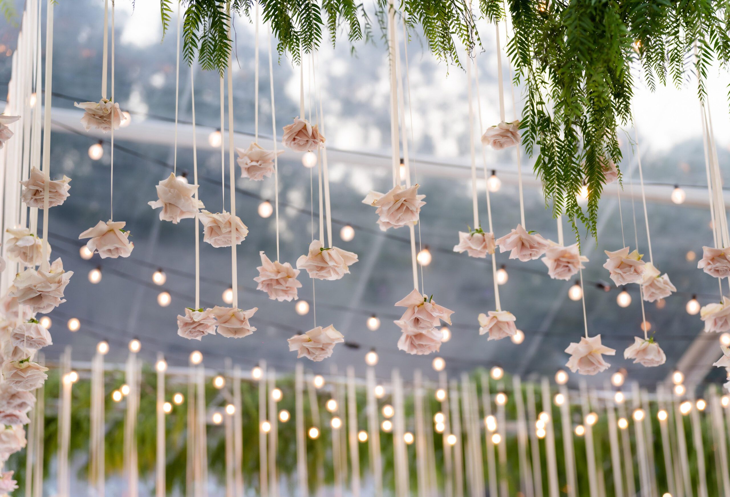 Pink and White Wedding at Saddlerock Ranch Events in Malibu, California