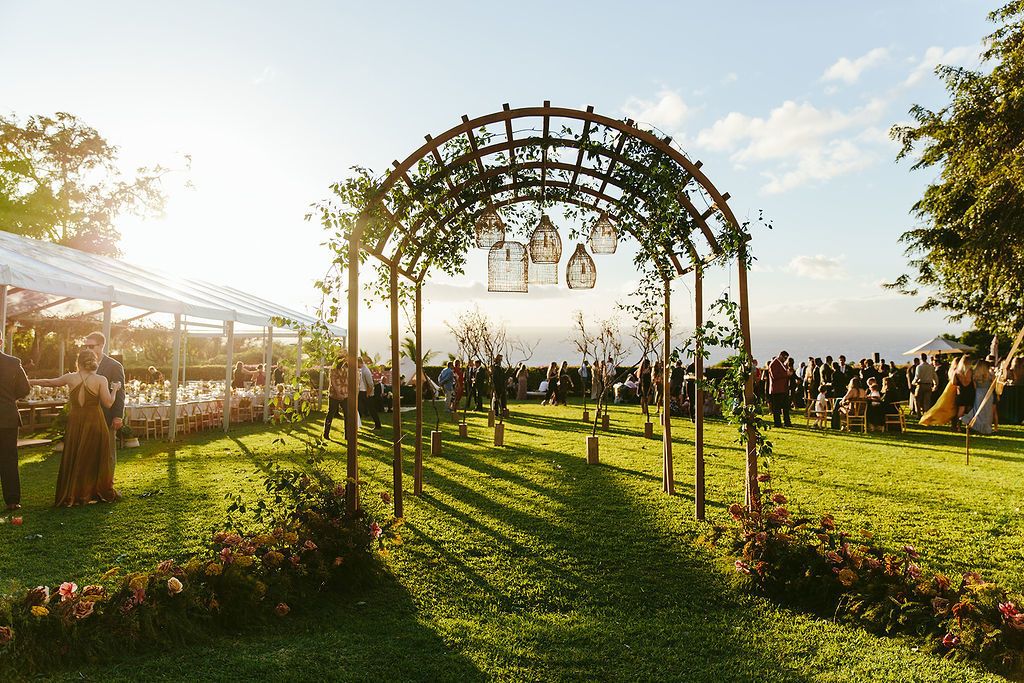 A Modern, Tropical Al Fresco Wedding on Maui