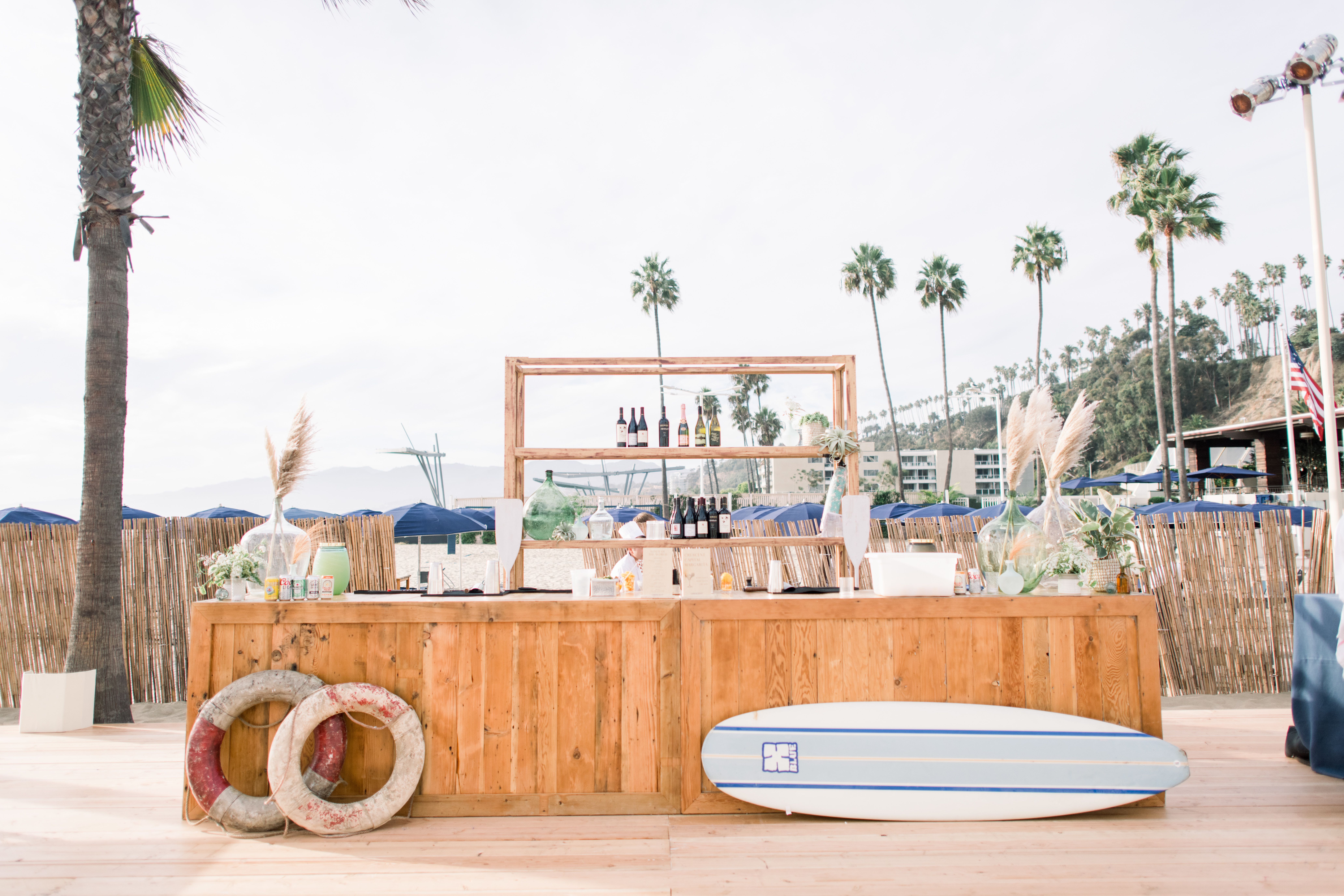Serena & Lily Inspired Corporate Summer Party on the Beach in Santa Monica