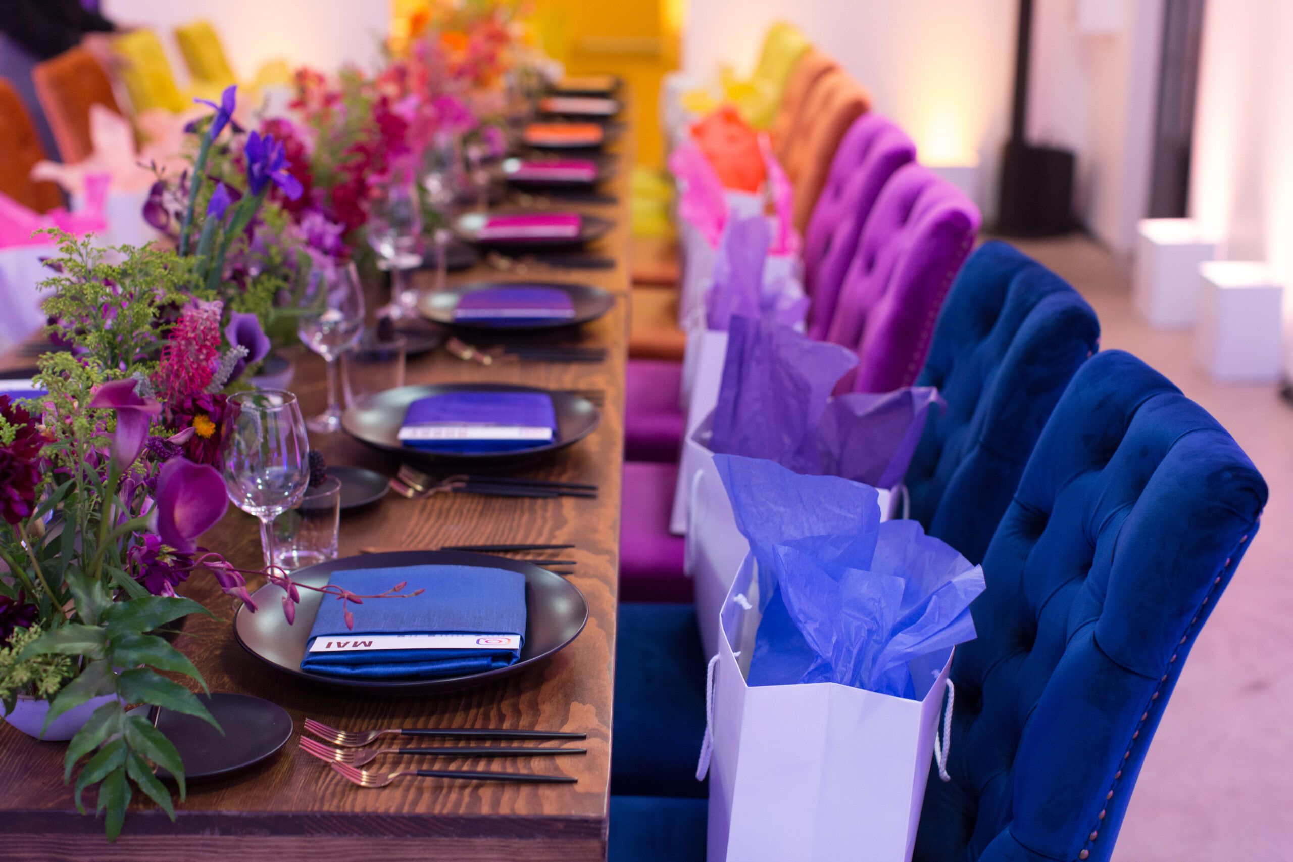 Vibrant Instagram Dinner Party in San Francisco, CA