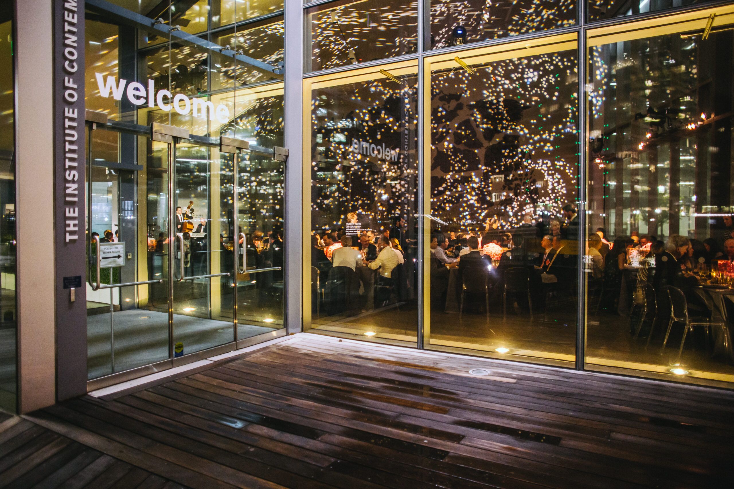 Elegant Corporate Dinner at The Institute of Contemporary Art in Boston, MA