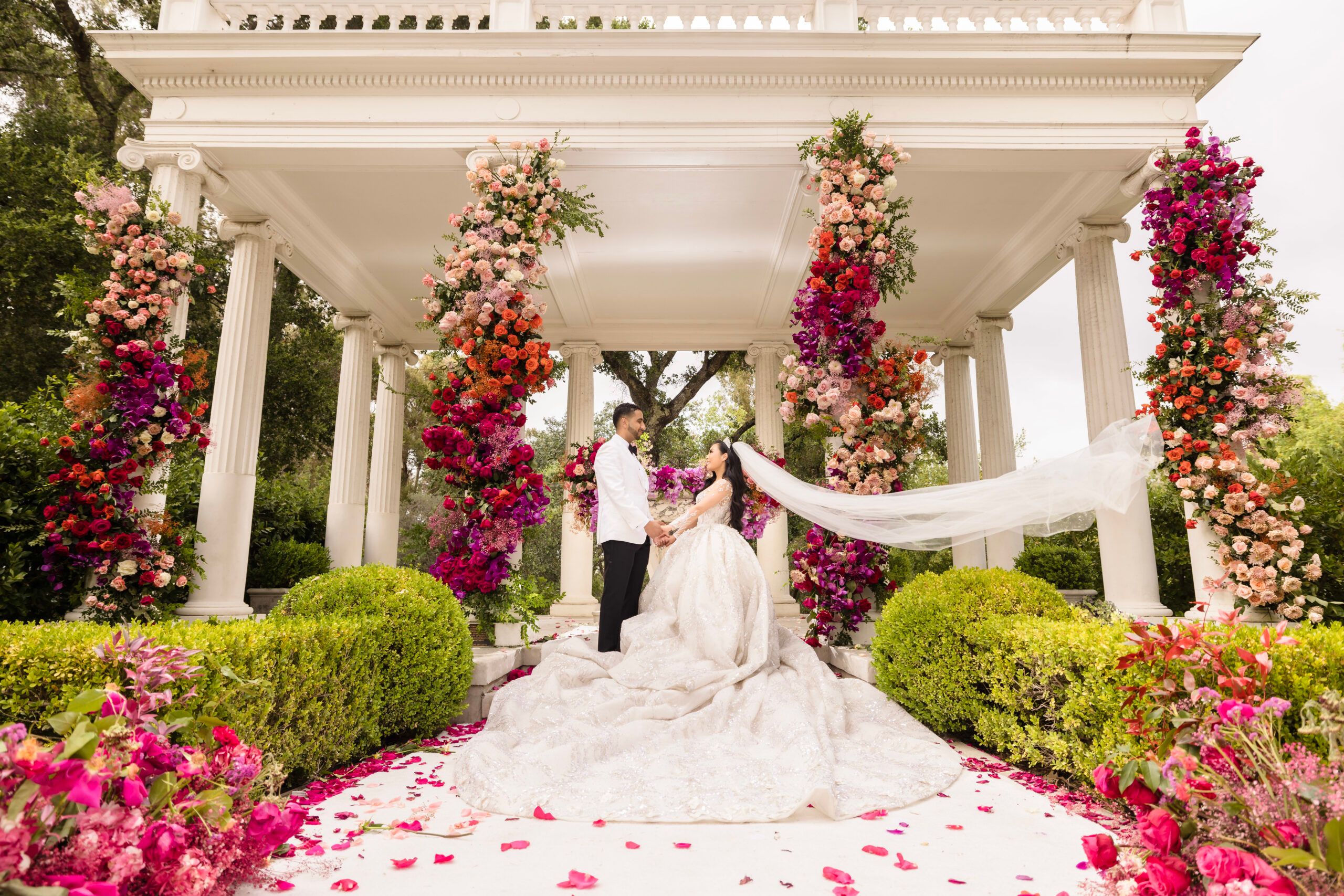 Exquisite Wedding at Villa Montalvo At Montalvo Arts Center in Saratoga, California
