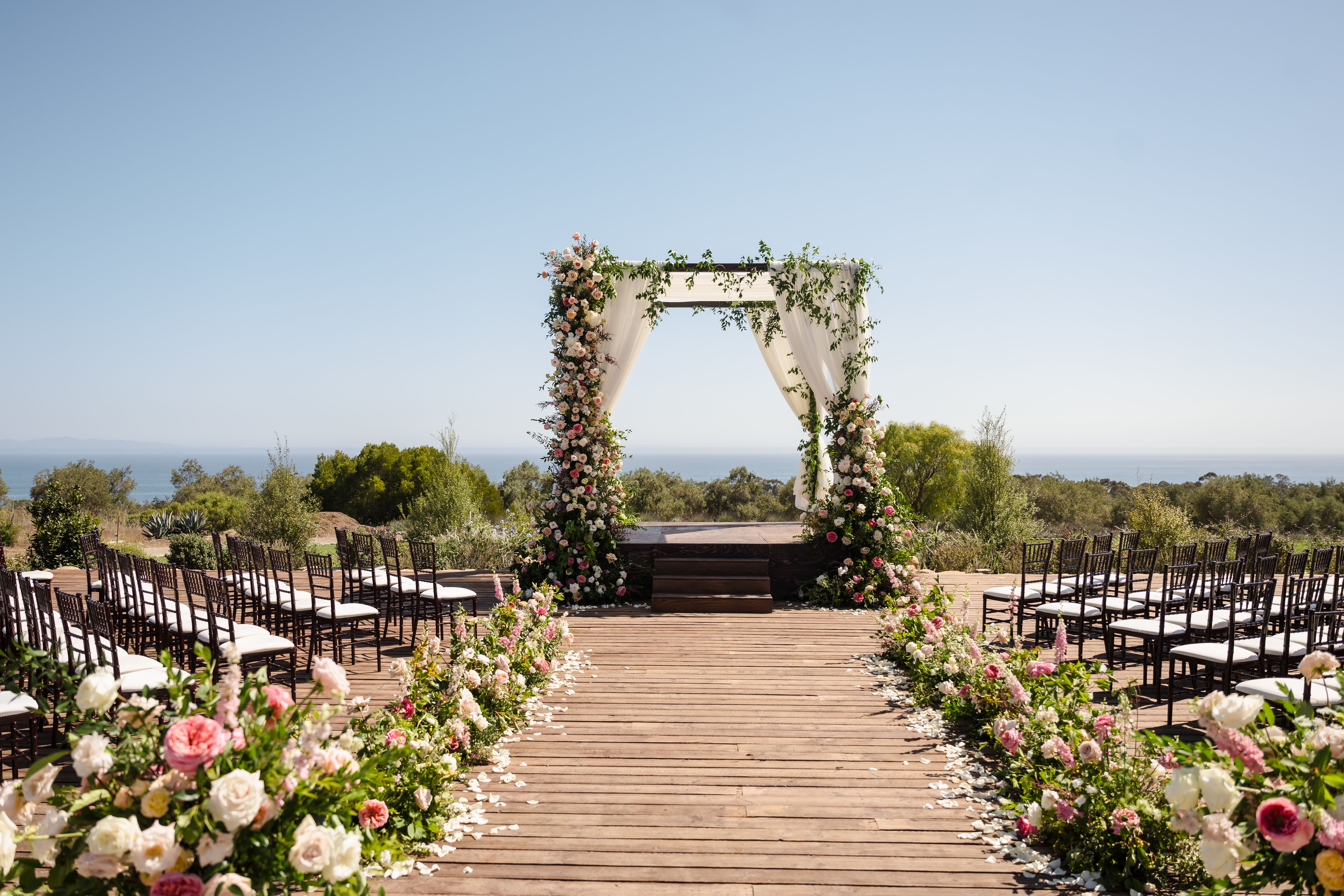Floral-filled Wedding in Santa Barbara, California