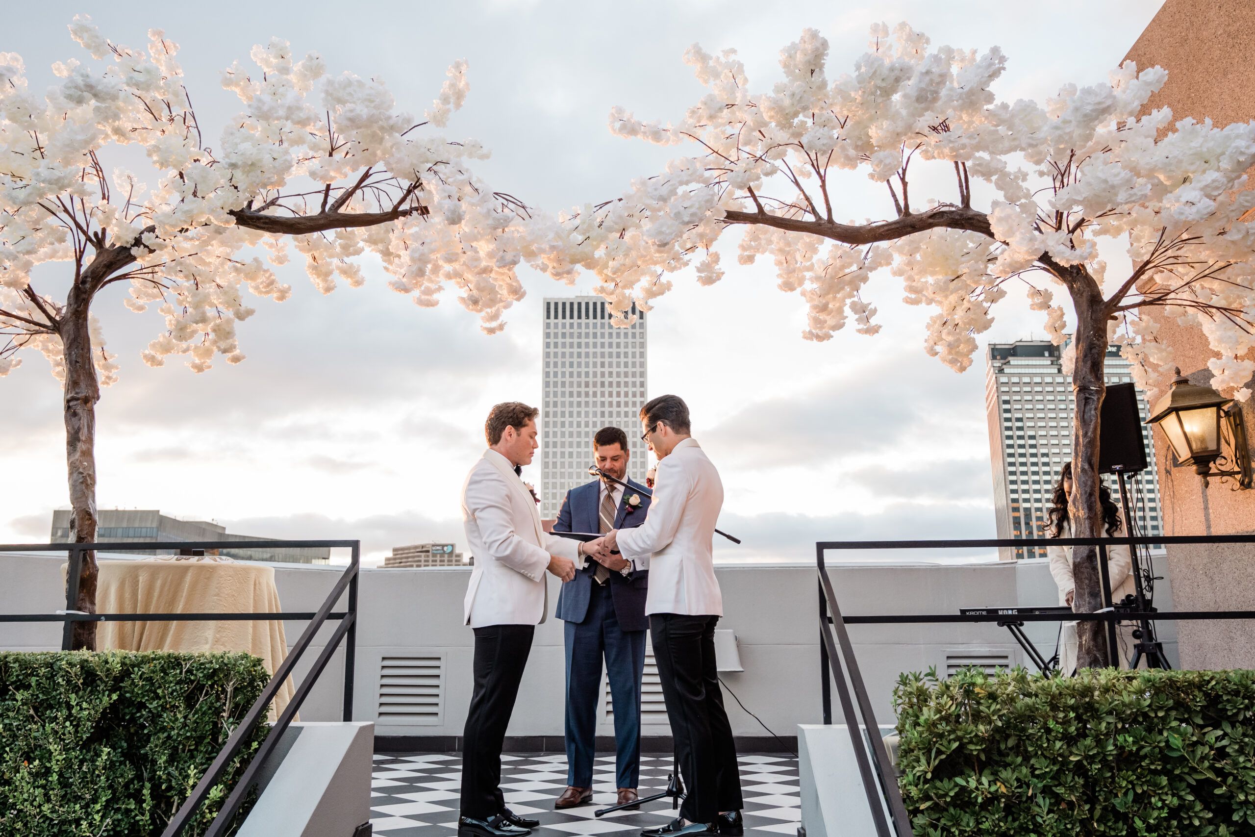 Breathtaking Rooftop Wedding at The Windsor Court in New Orleans, Louisiana
