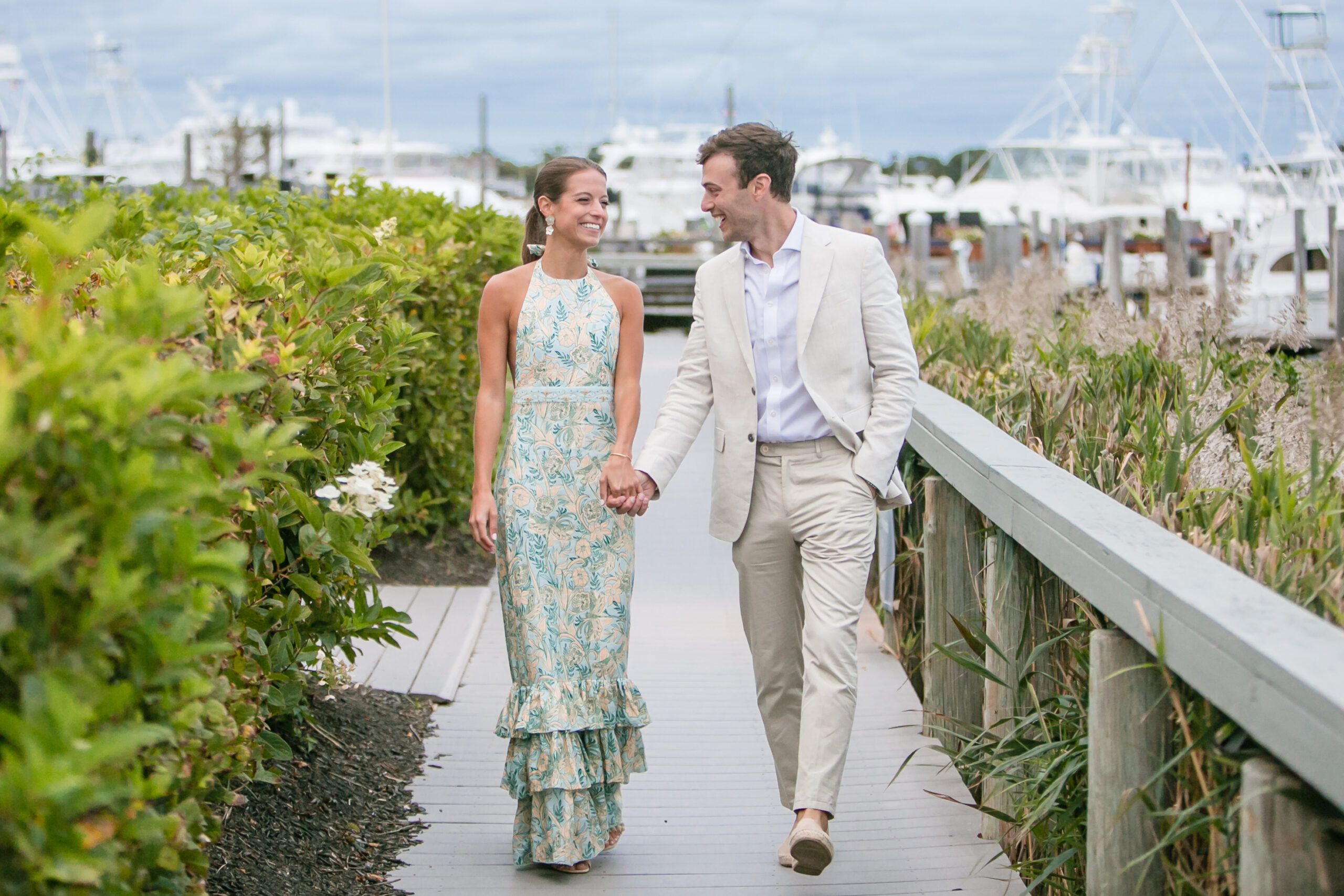 Elegant Rehearsal Dinner at Montauk Yatch Club, New York