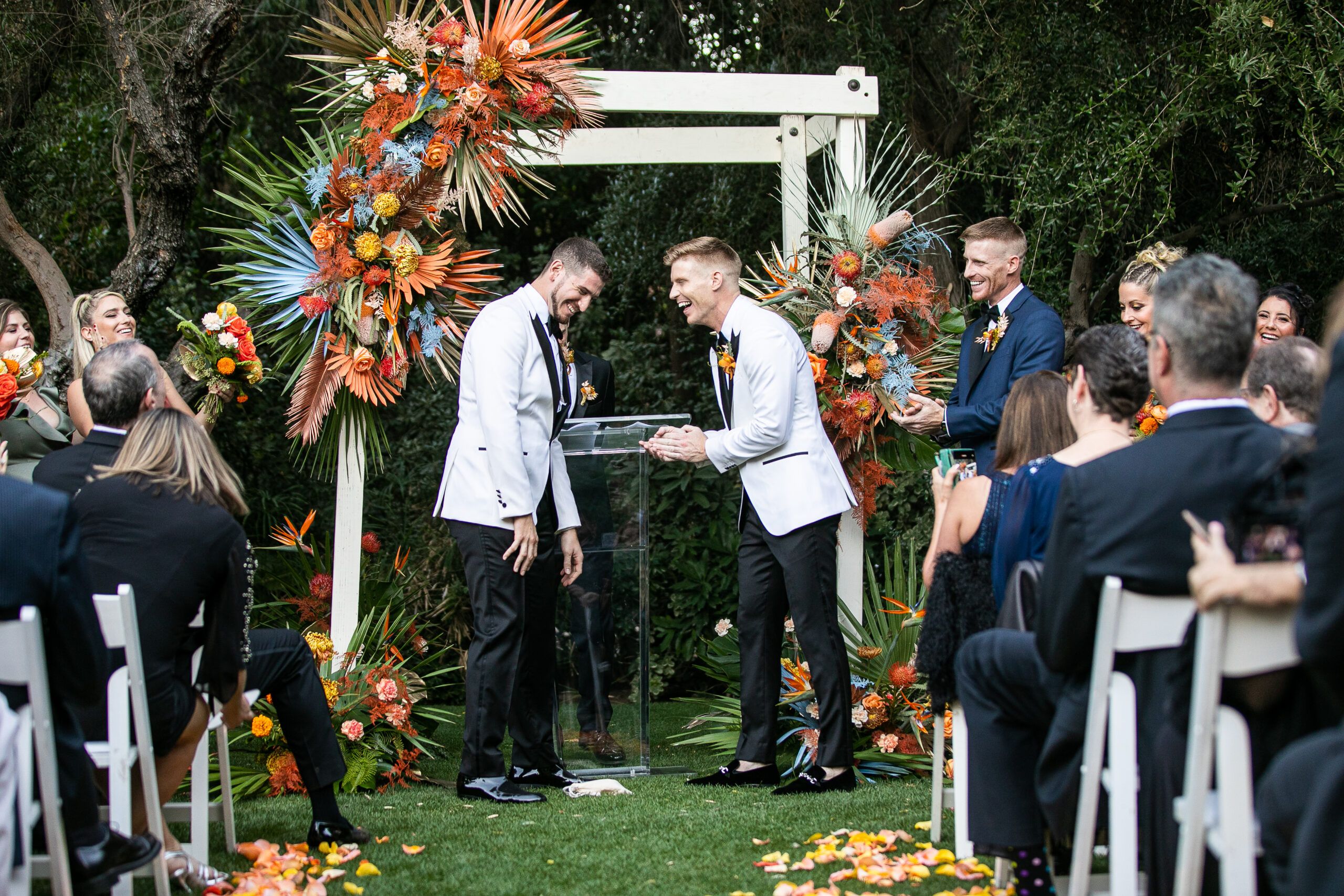 Fall Wedding at Parker Palm Springs in Palm Springs, California