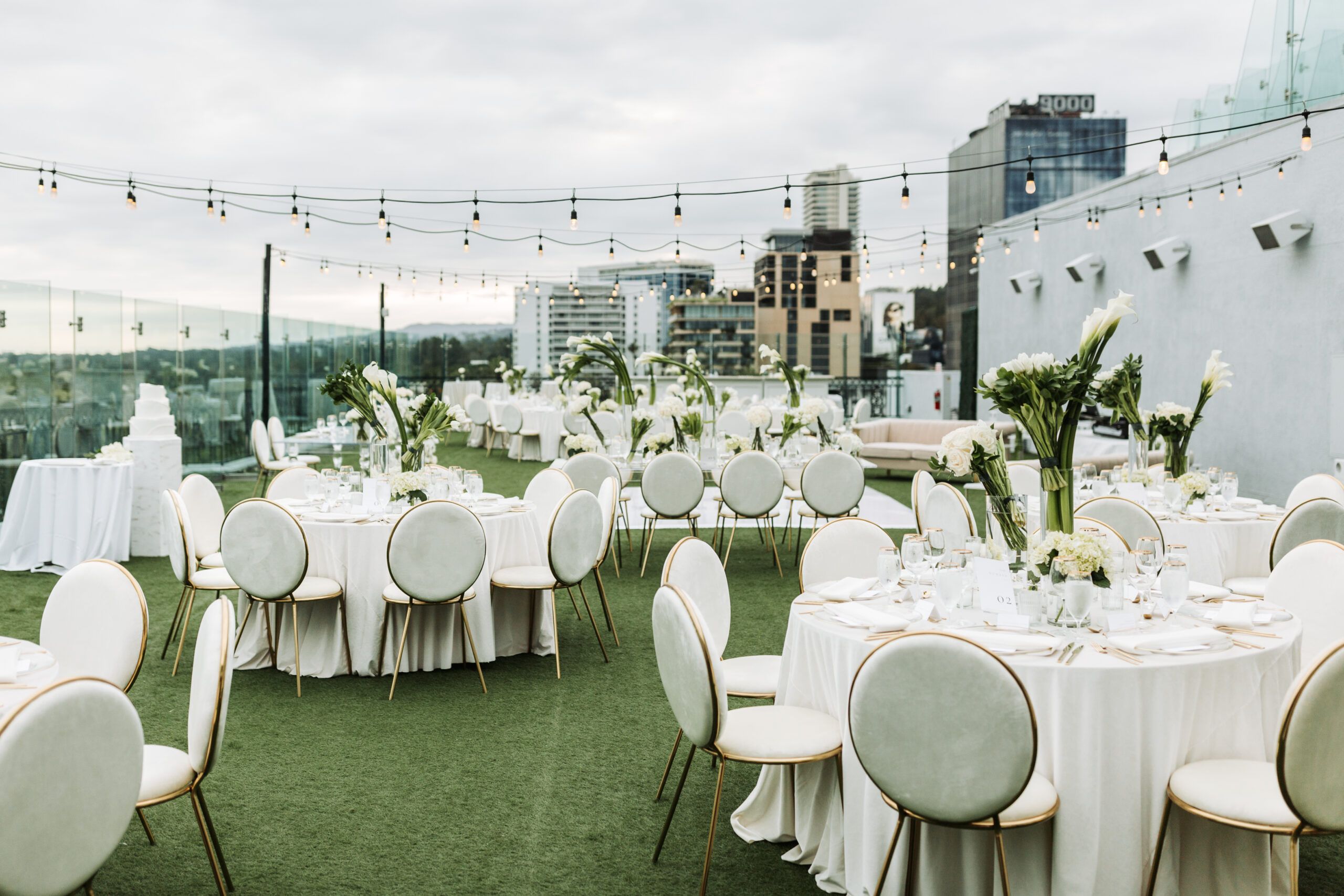 Modern Rooftop Wedding at The London West Hollywood in West Hollywood, California