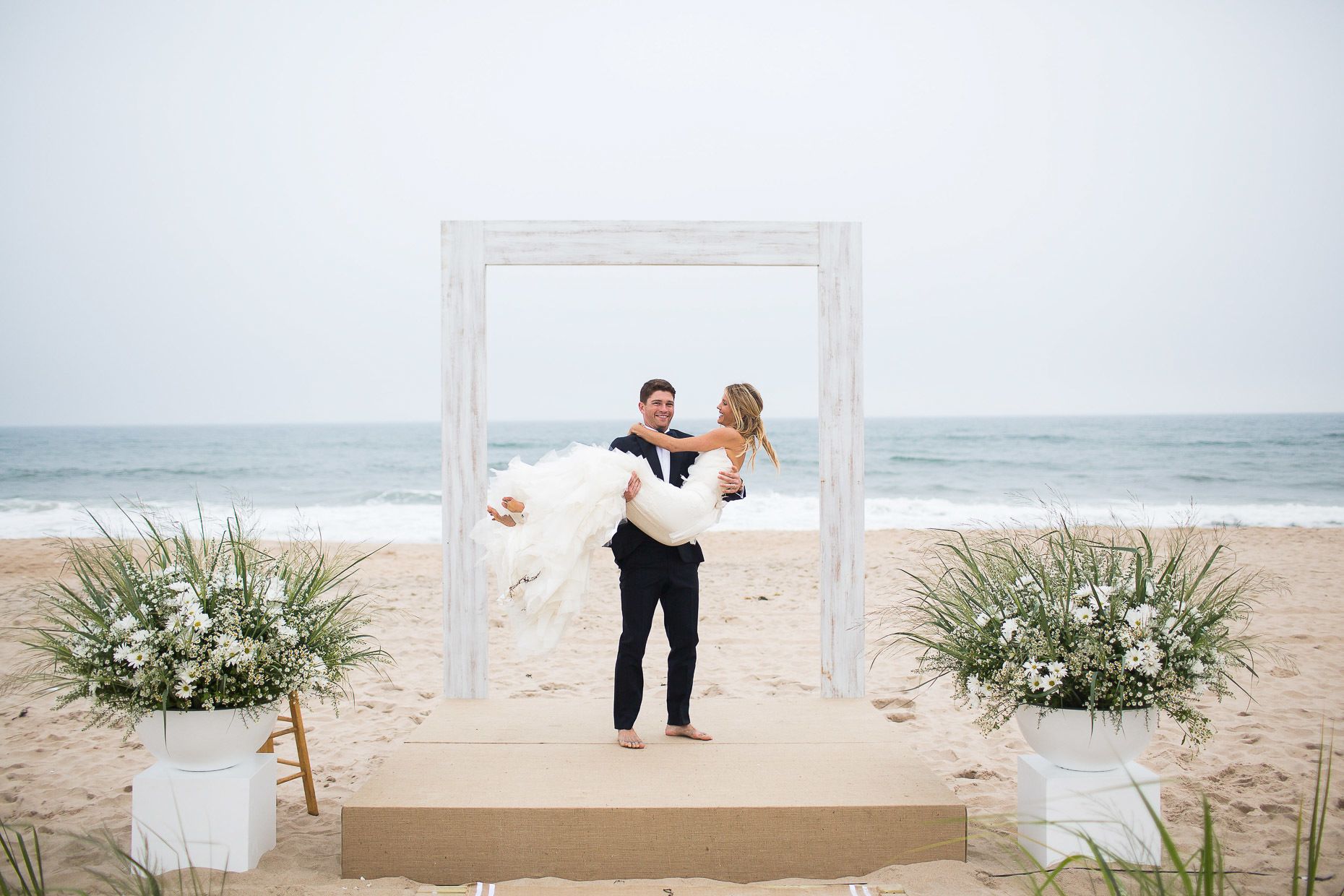 Romantic Wedding at Parrish Art Museum in East Hampton, NY