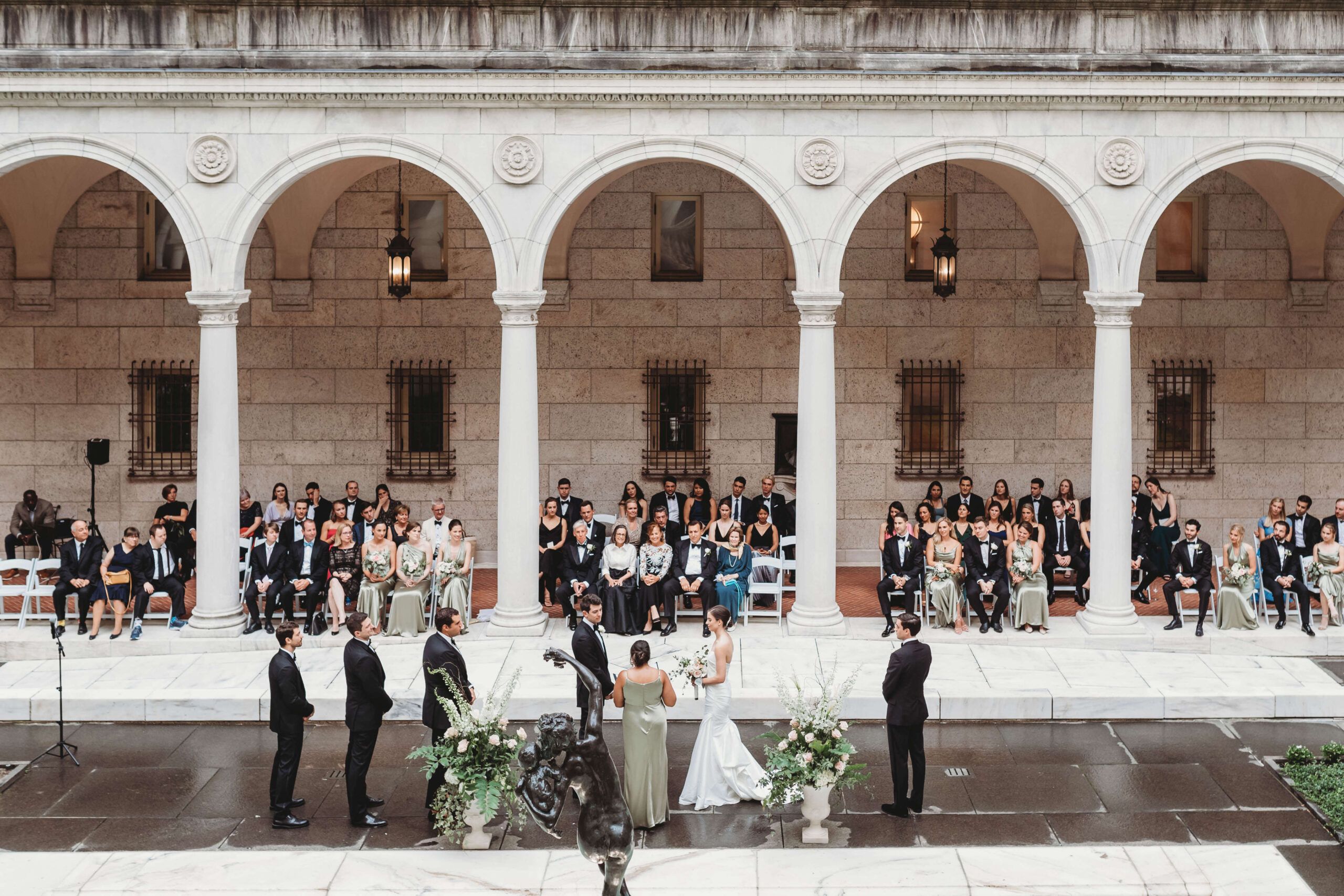 Timeless and Romantic Wedding at Boston Public Library in Boston, Massachusetts