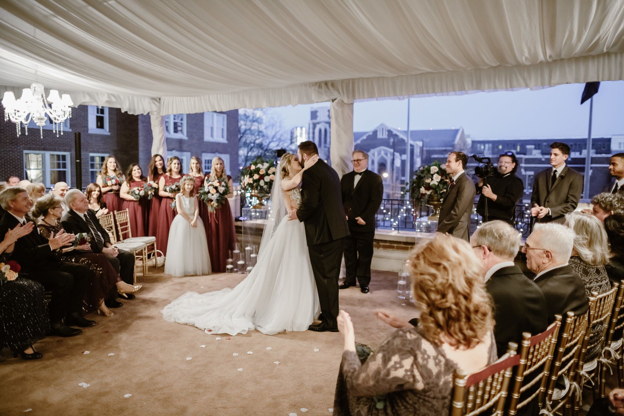Traditional Tented Fall Wedding