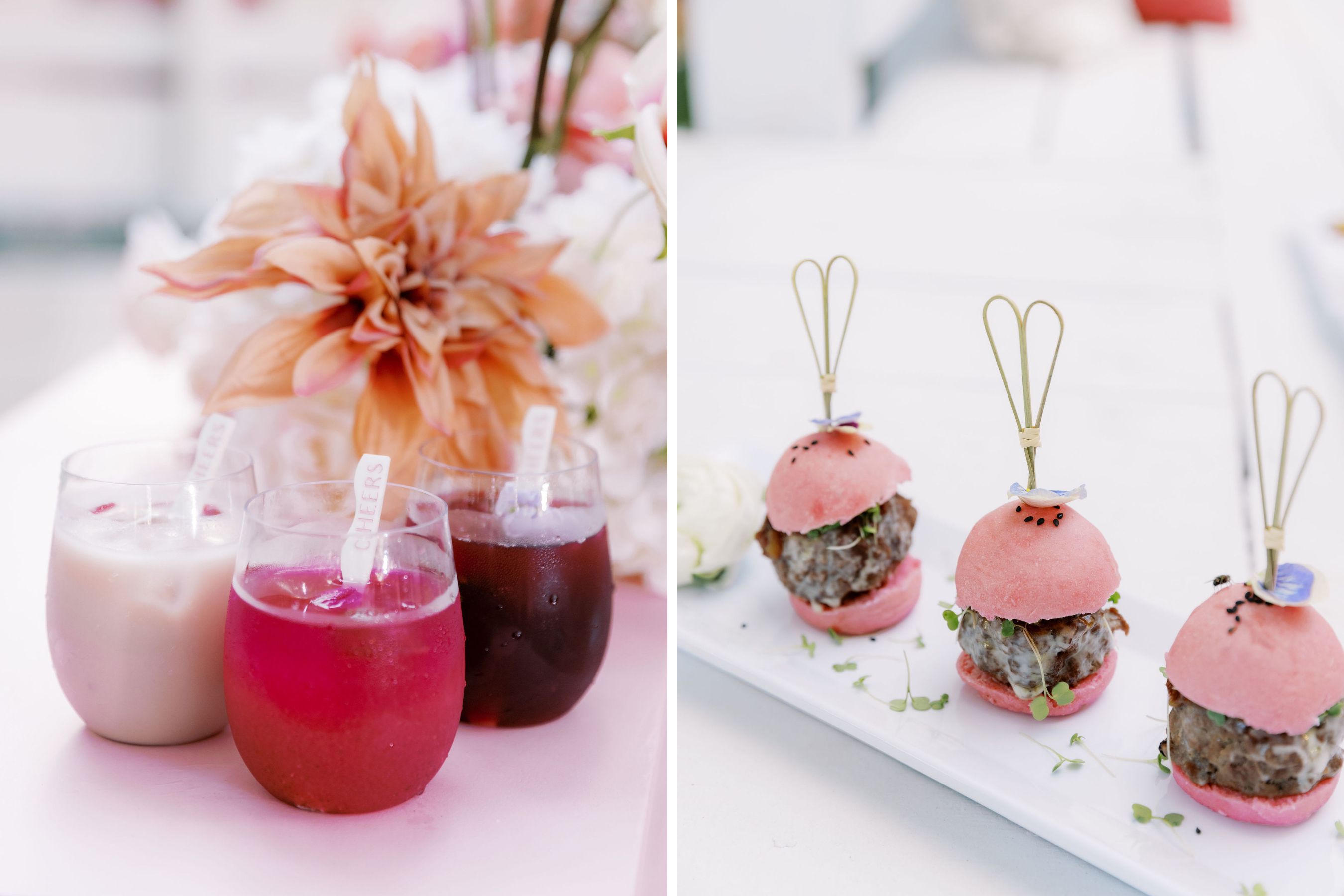 Chic pink product launch