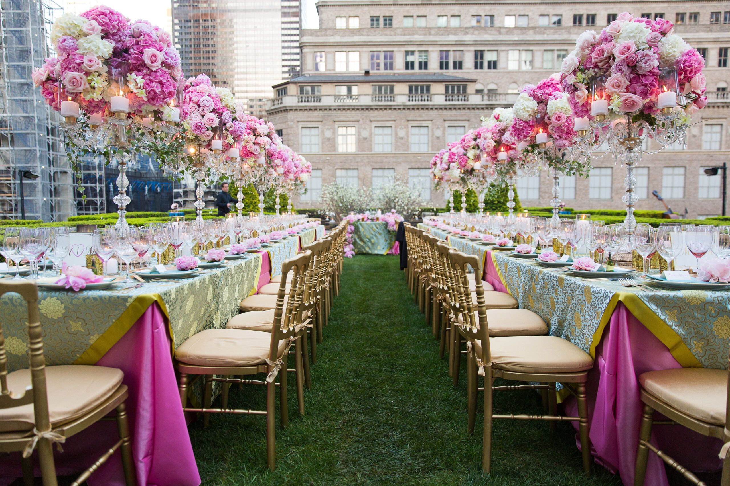 Breathtaking Rooftop Rehearsal Dinner at 620 Loft & Garden in New York