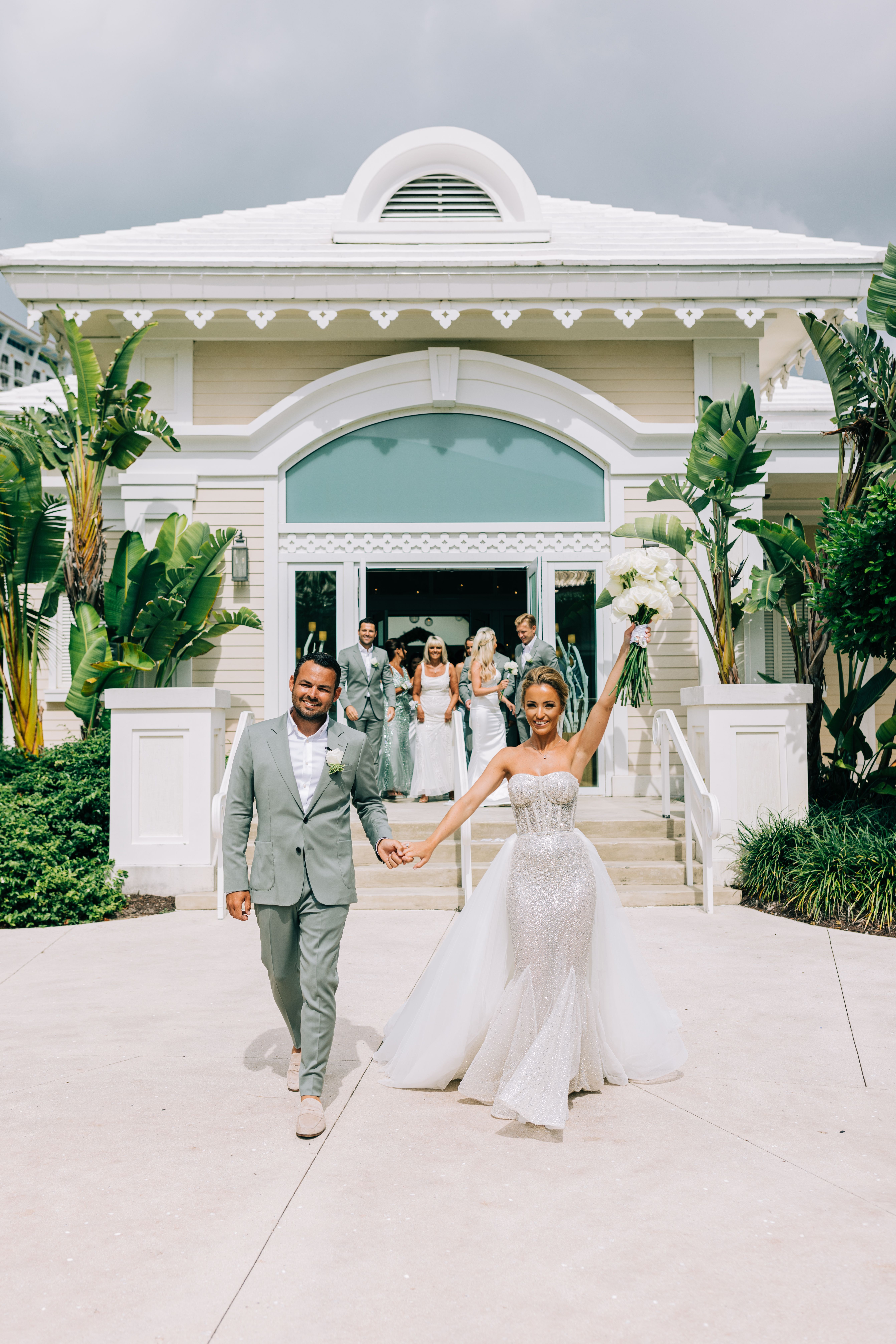 Exquisite White Wedding at Grand Hyatt Baha Mar in Nassau, The Bahamas
