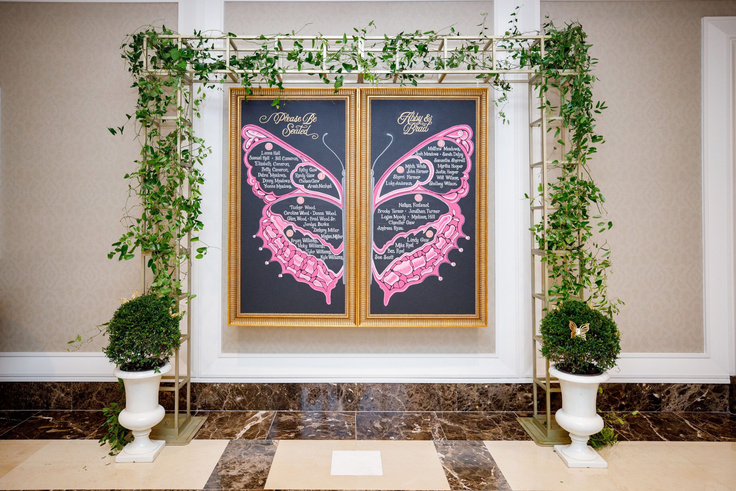 Pretty in Pink Wedding at Four Seasons Resort Orlando at Walt Disney World® Resort in Orlando, FL