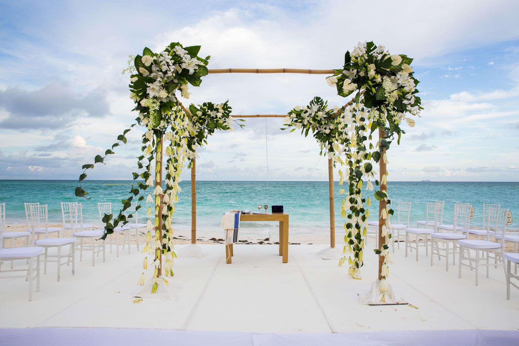 Romantic Beach Wedding at Banyan Tree Mayakoba in Playa de Carmen, Quintana Roo
