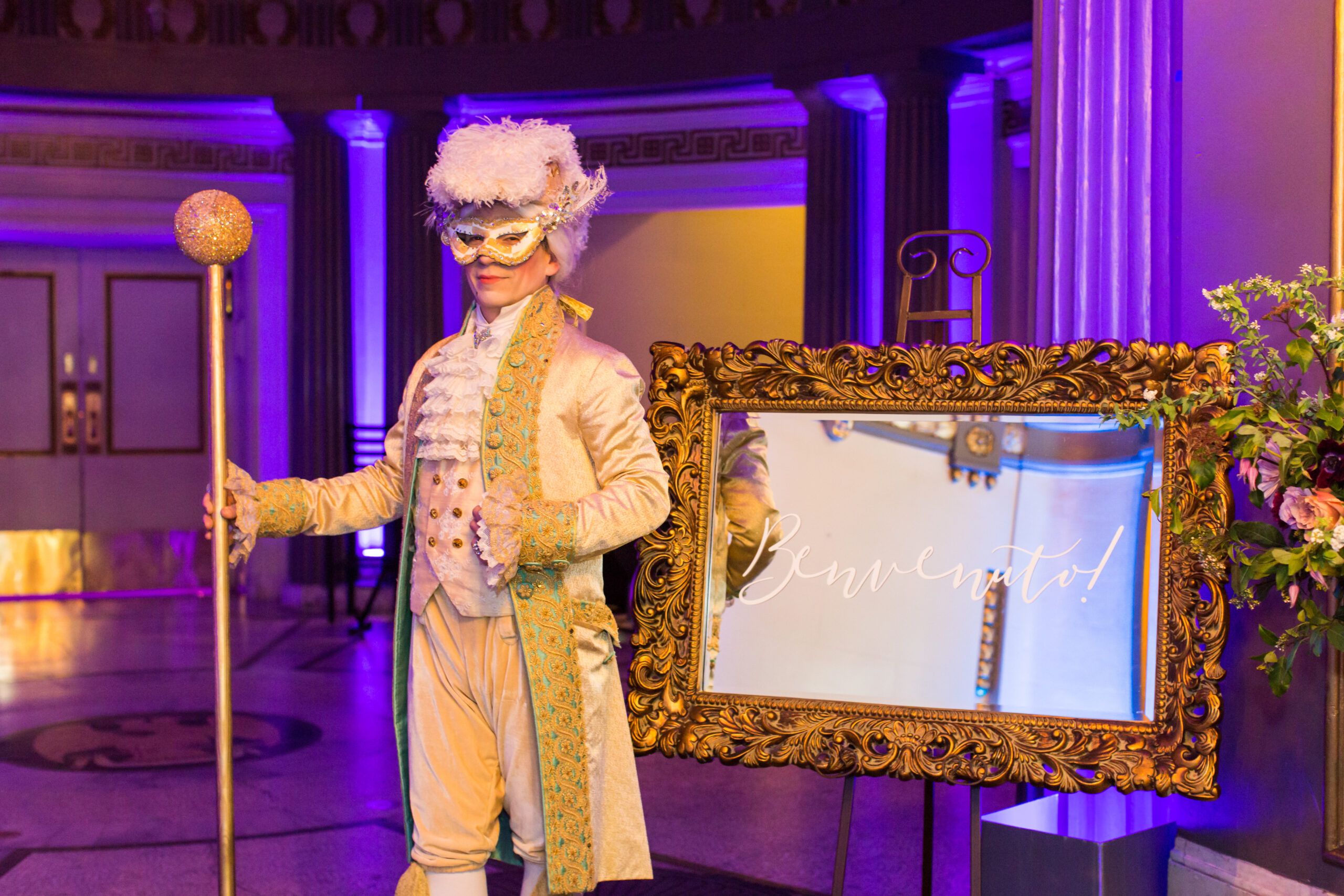 Venetian Masquerade Corporate Holiday Party at The Regency Ballroom, San Francisco