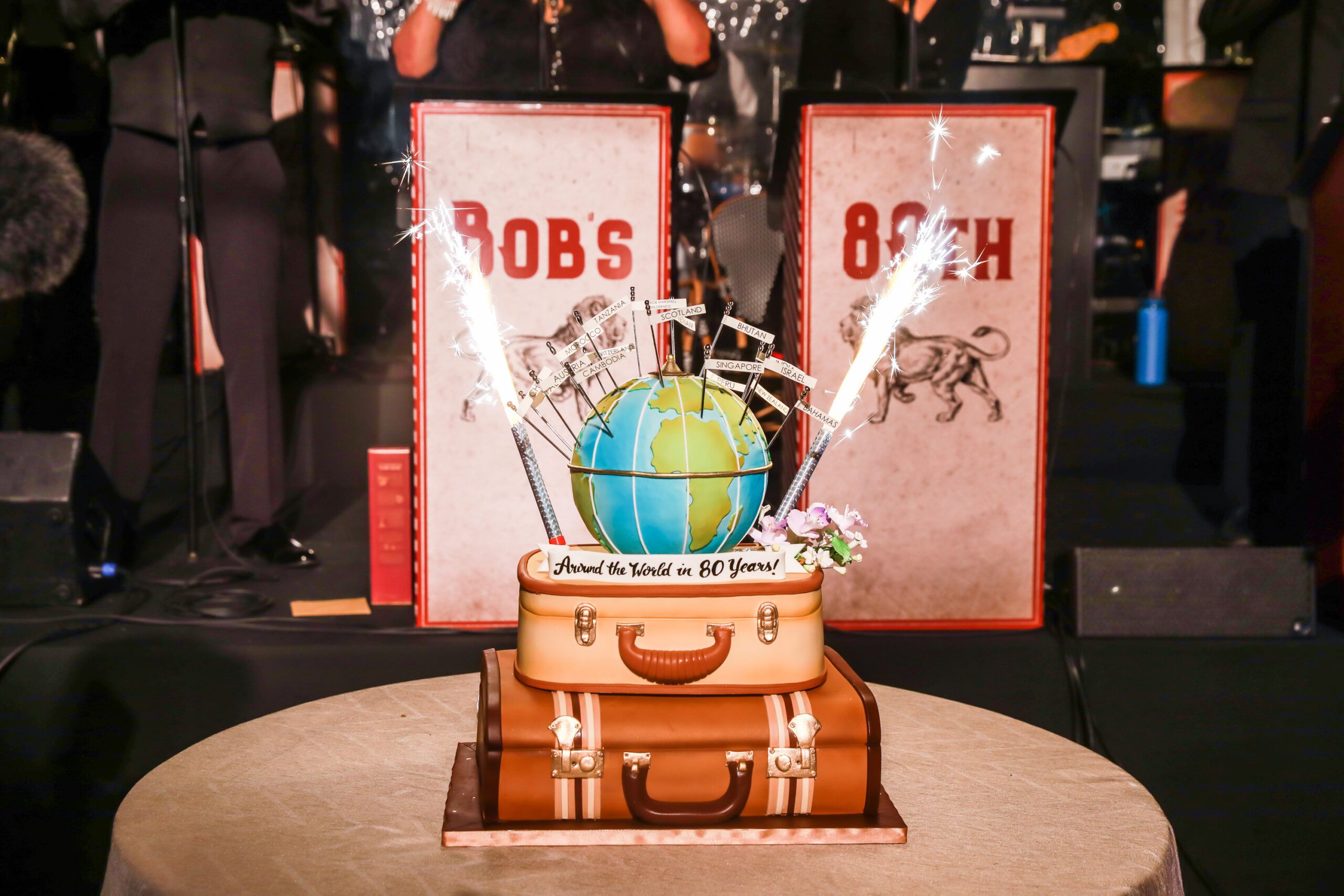 Worldly Themed 80th Birthday Bash