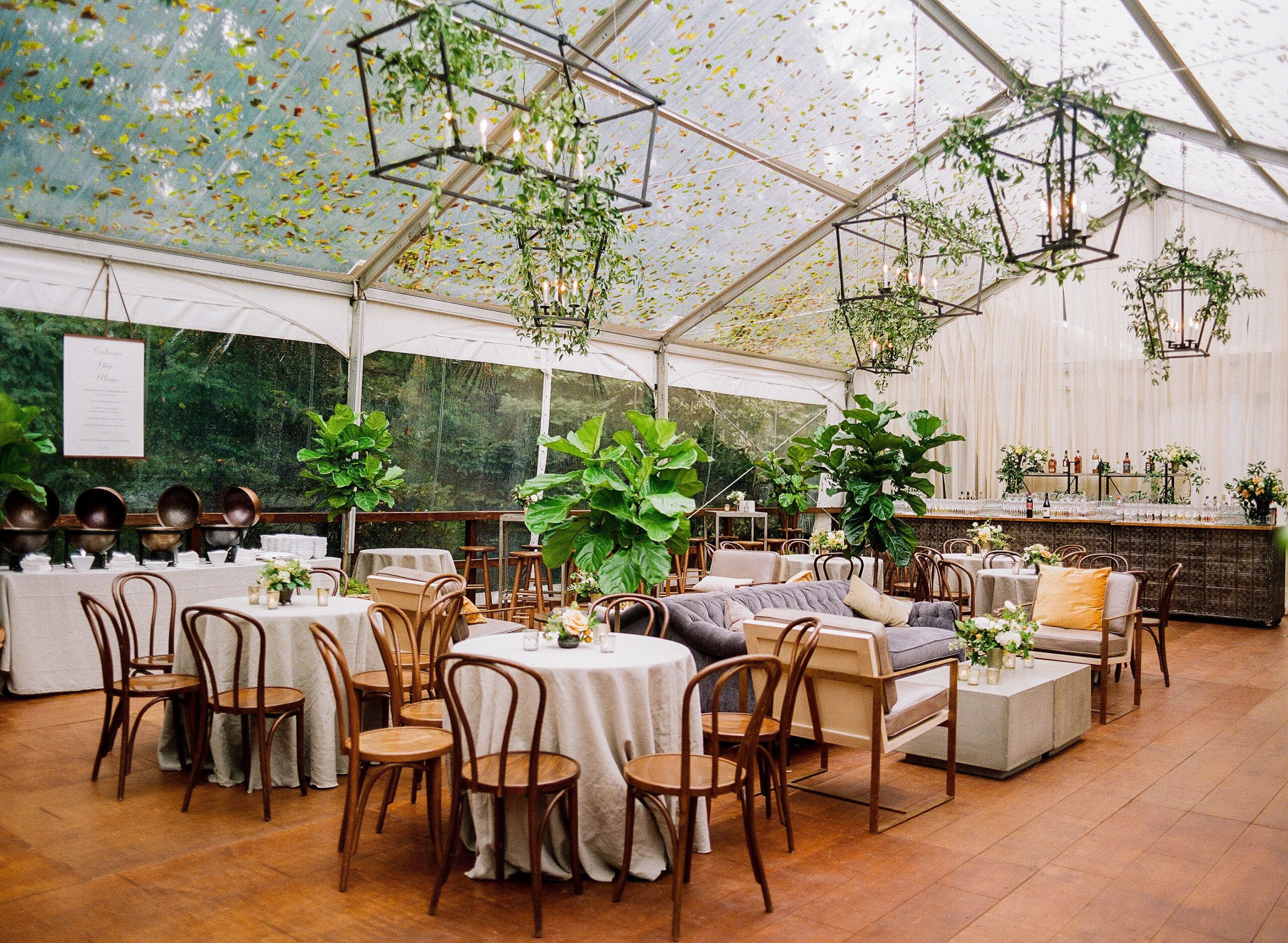 At Home Modern Black Tie Wedding