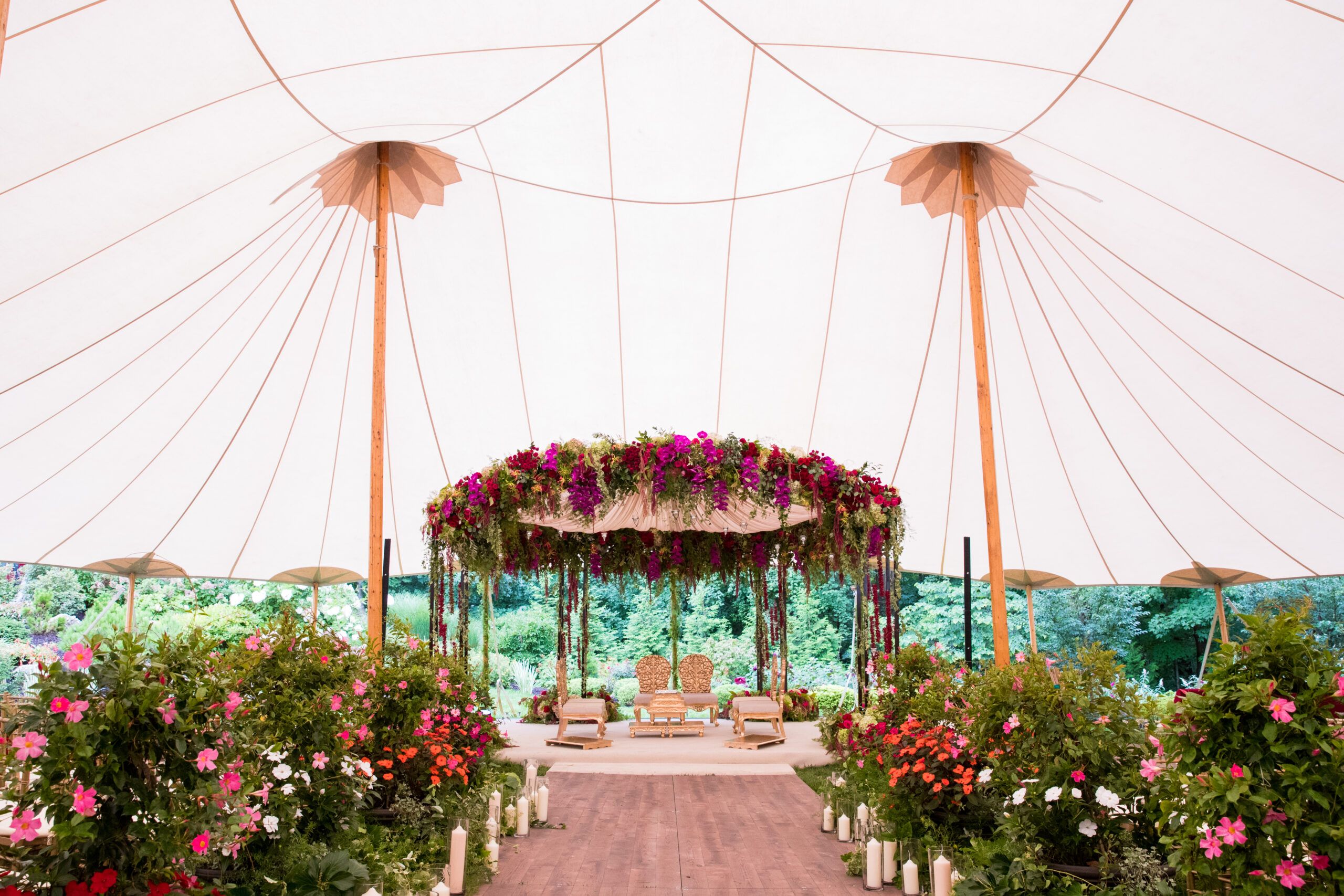 Bright and Bold Wedding Celebration in Alpine, NJ