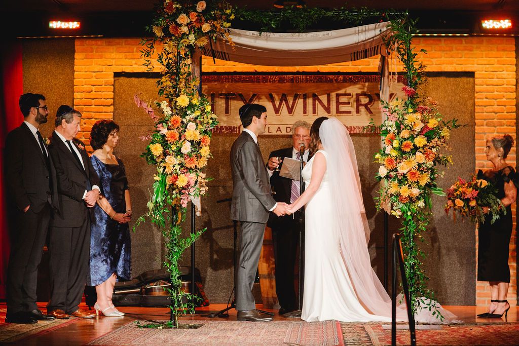 Cheerful Wedding at City Winery Philadelphia in Philadelphia, Pennsylvania