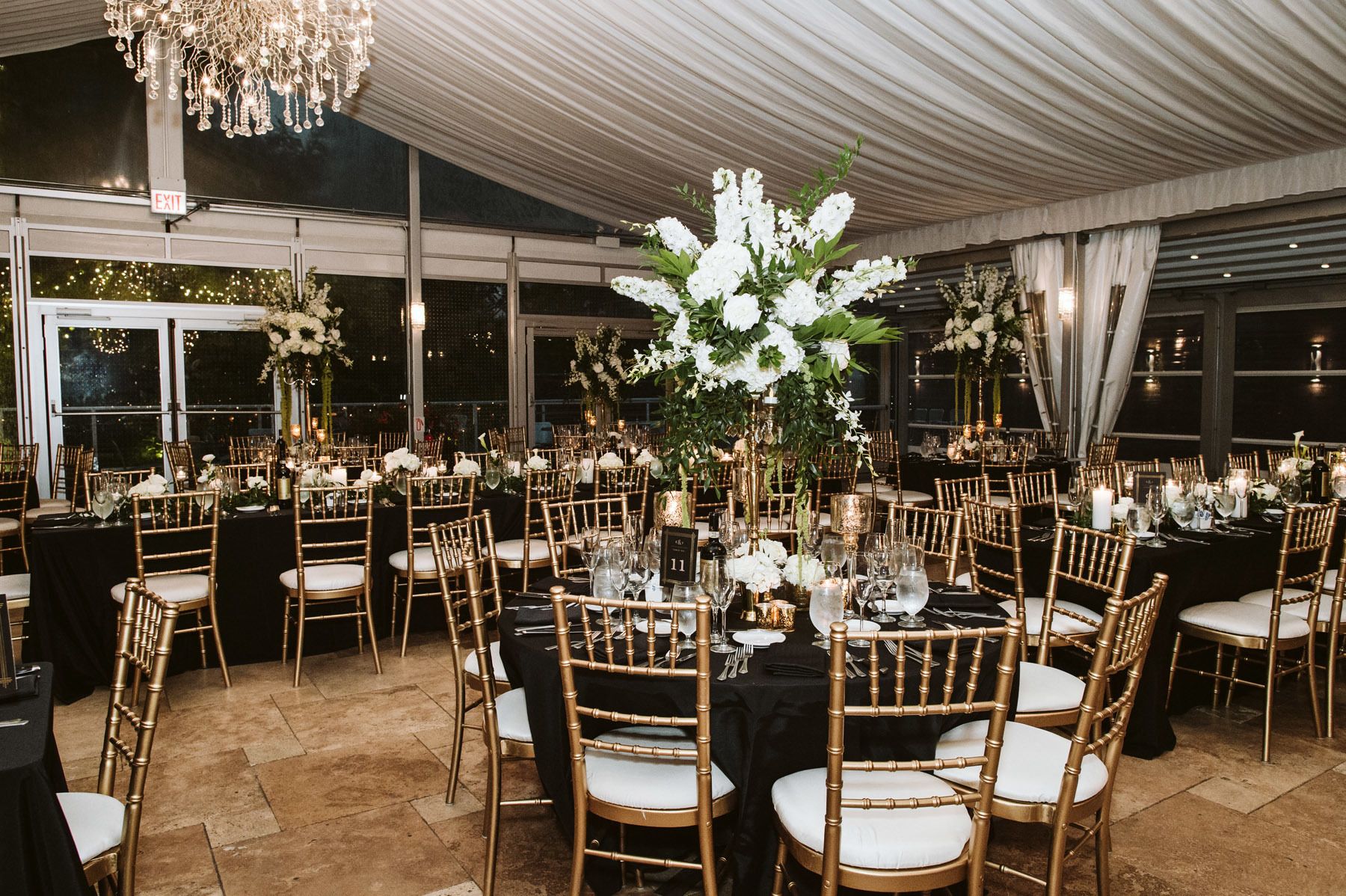 Gold & White Wedding at Galleria Marchetti in Chicago, IL