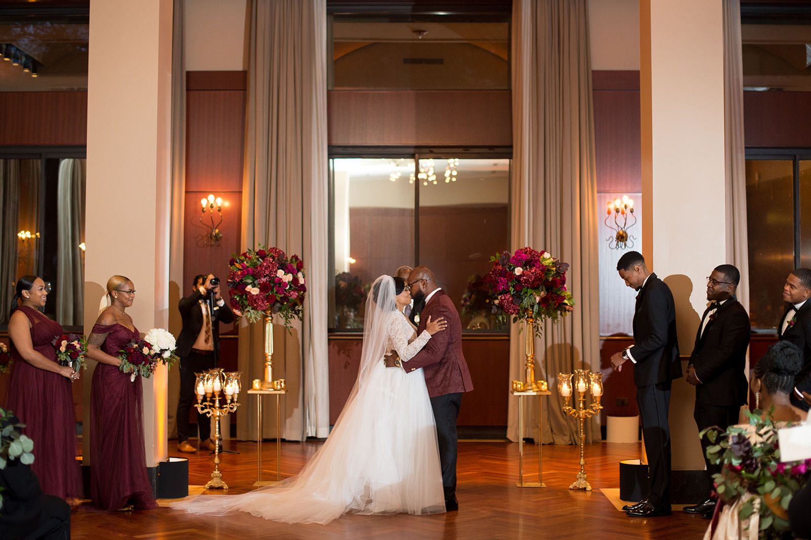 Picture Perfect Fall Wedding Ceremony at The Newberry Library