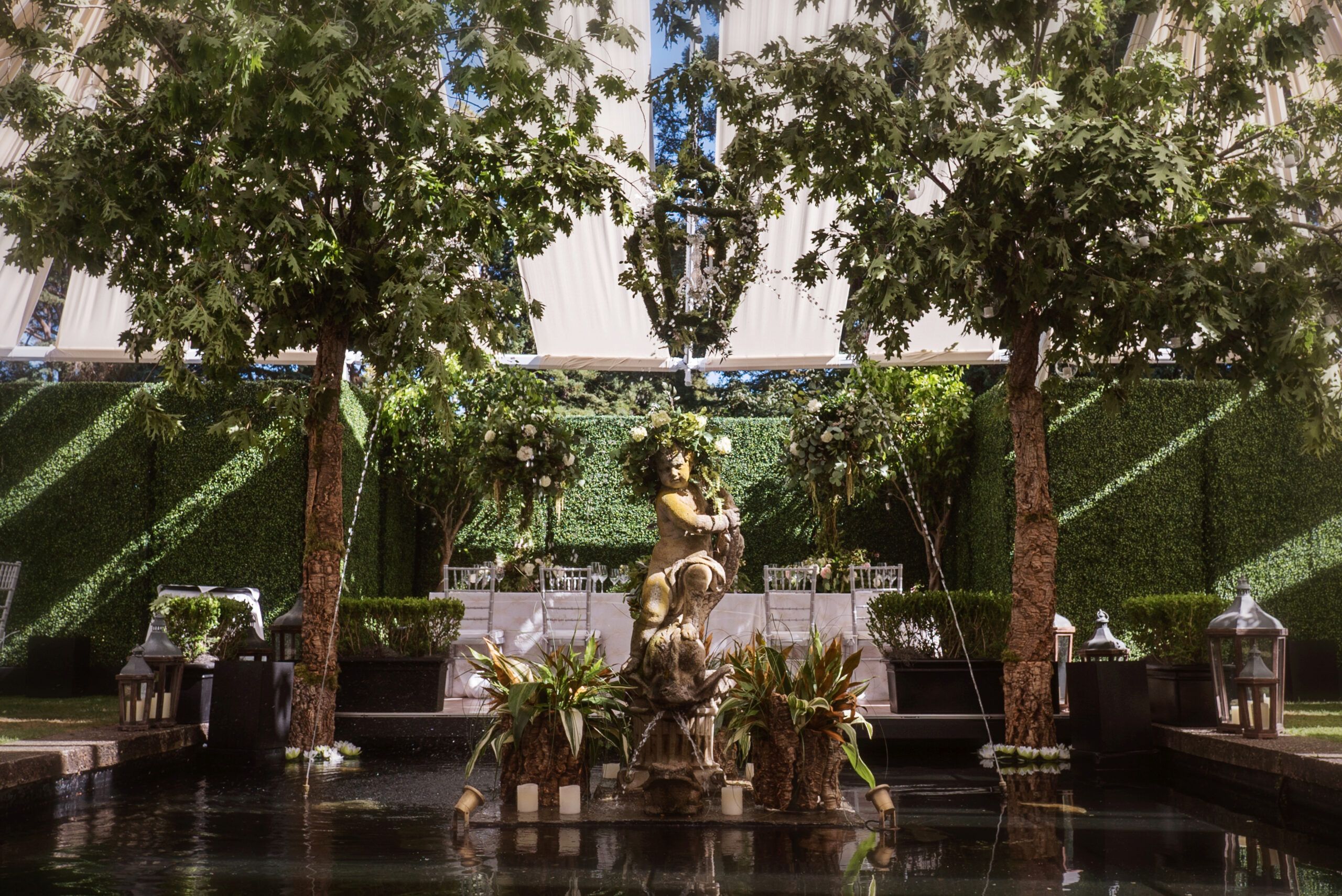 Regal Tented Wedding at a Private Residence in Burlingame, CA