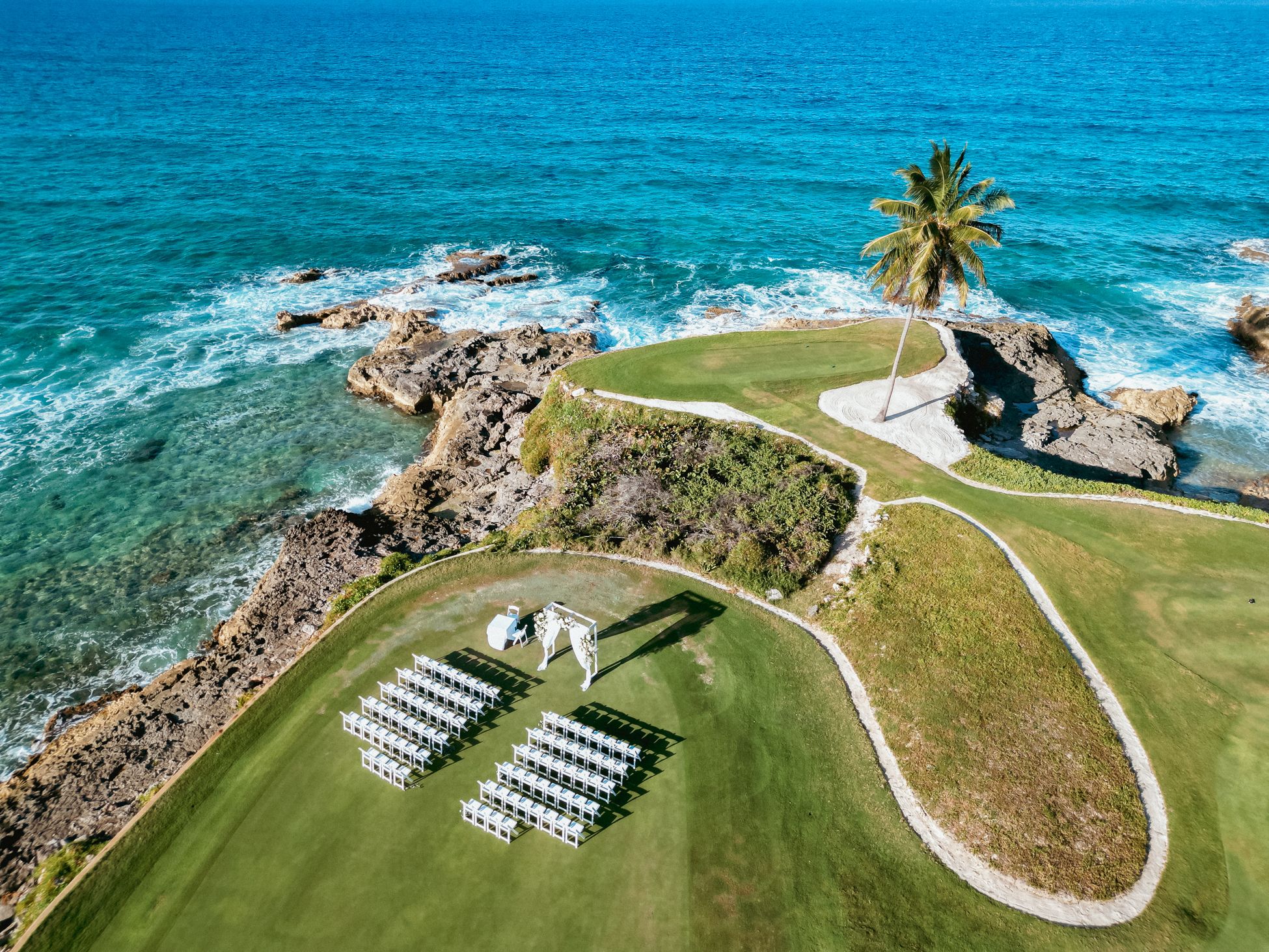 Romantic Waterfront Wedding in George Town, Bahamas