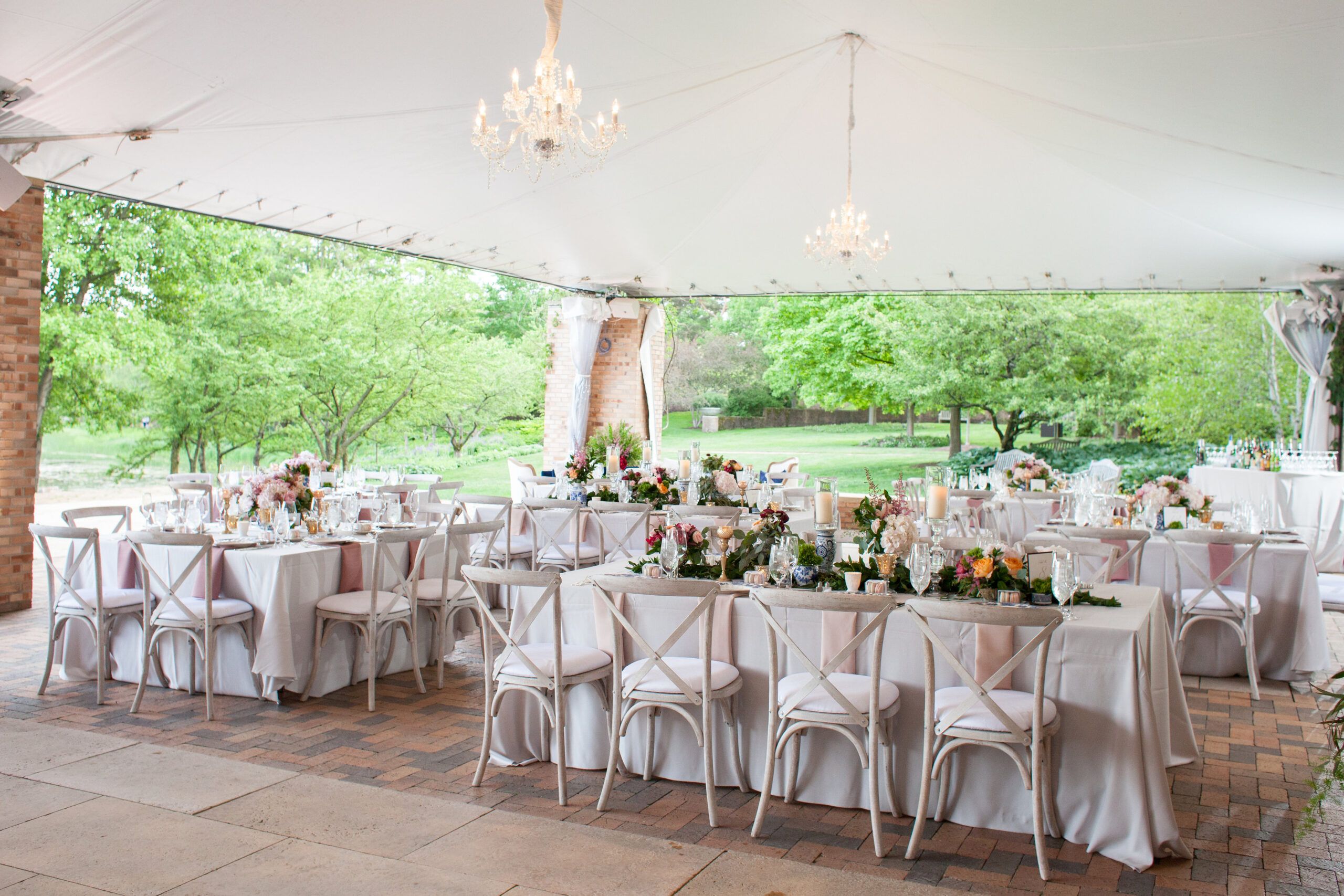 Rose Romantic Garden Wedding at the Chicago Botanic Garden in Glencoe, IL