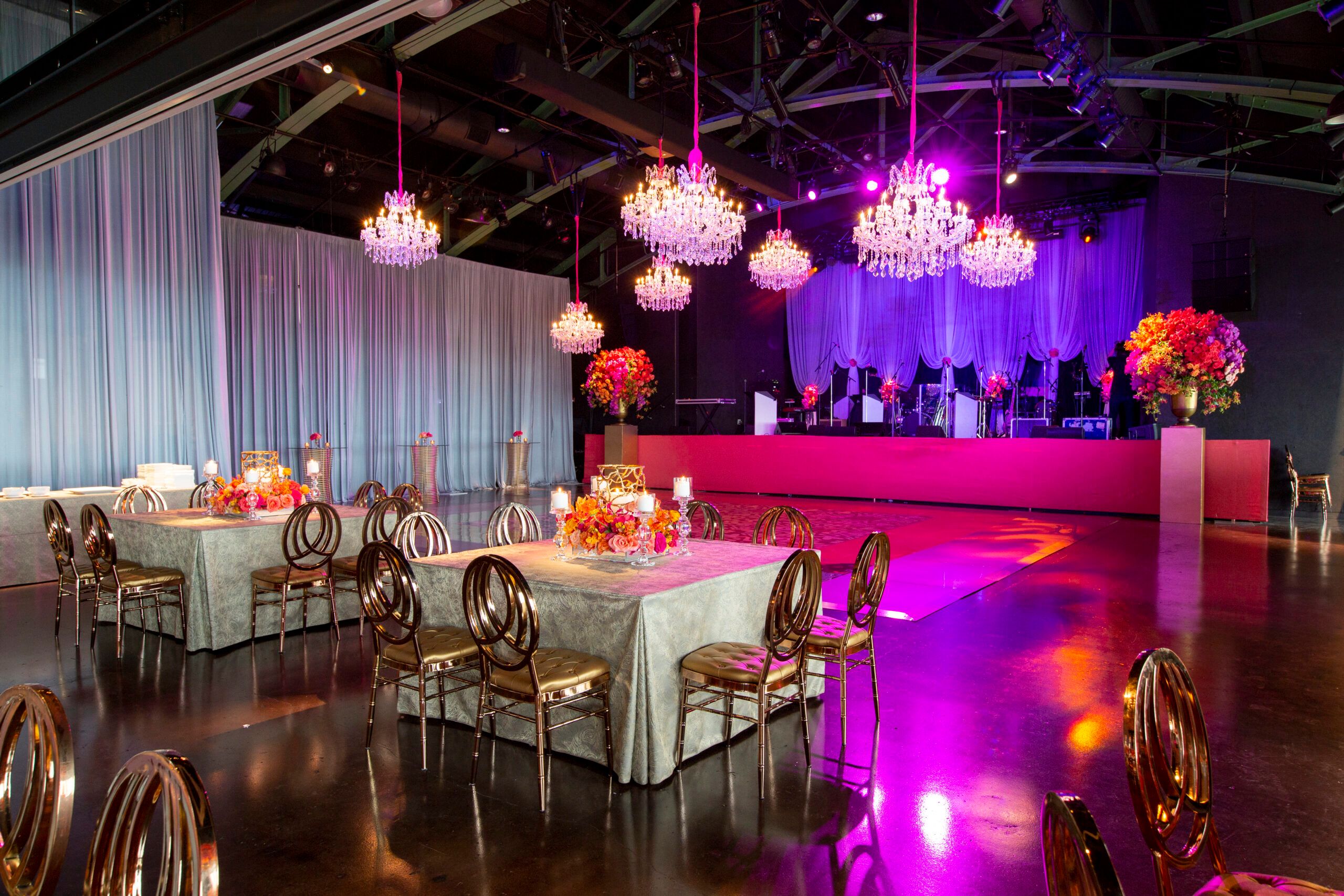 Vibrant Wedding at Theater on the Lake, an industrial loft wedding venue in Chicago