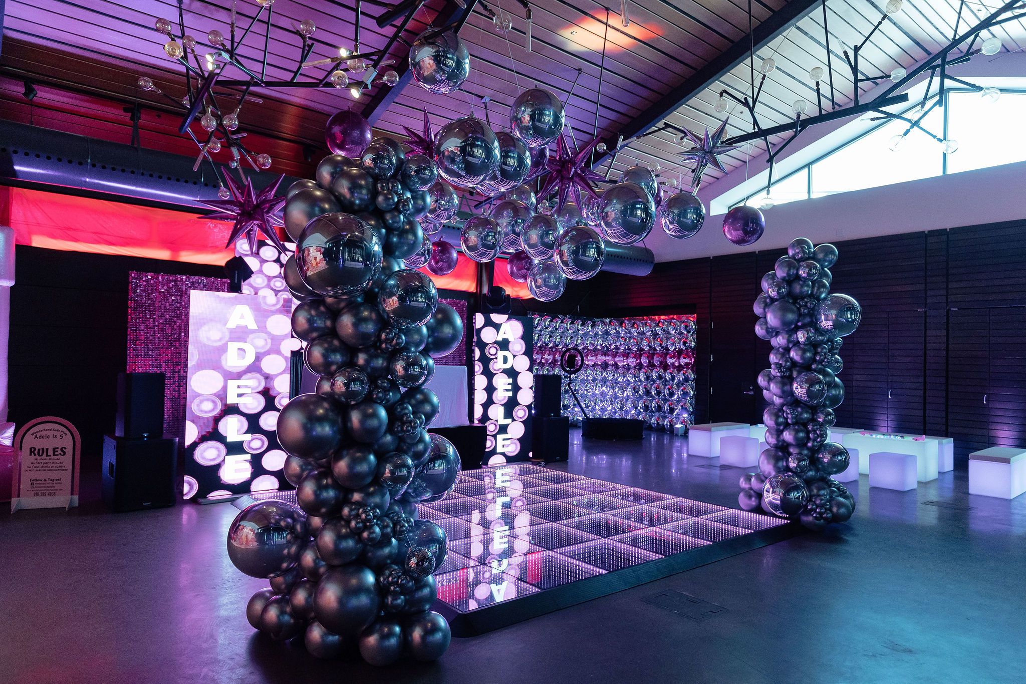 Colorful Barbie Birthday Party at Evelyn's Park in Bellaire, Texas