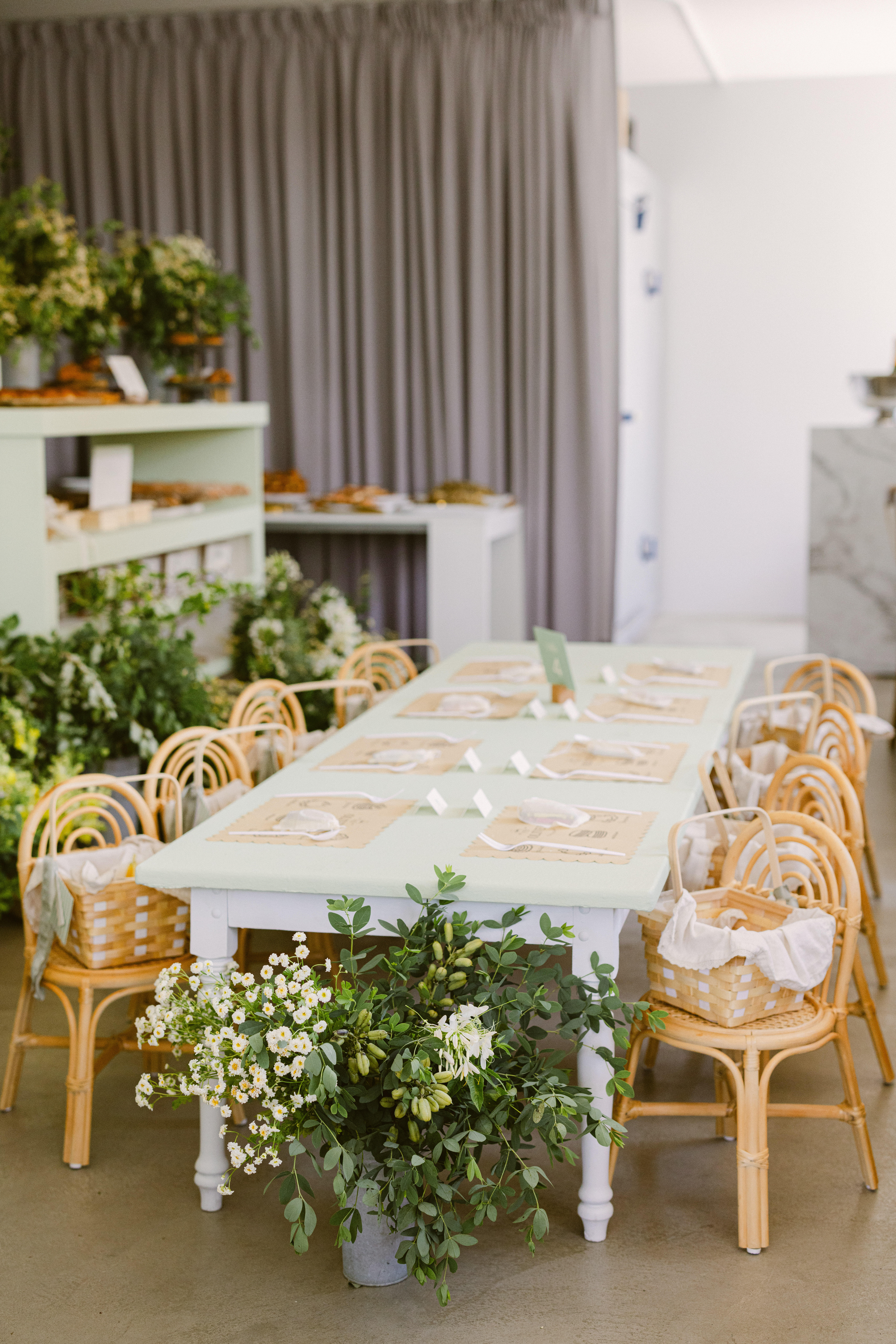 Darling Green Pâtisserie Themed First Birthday Party at Maison Grey in New York, New York