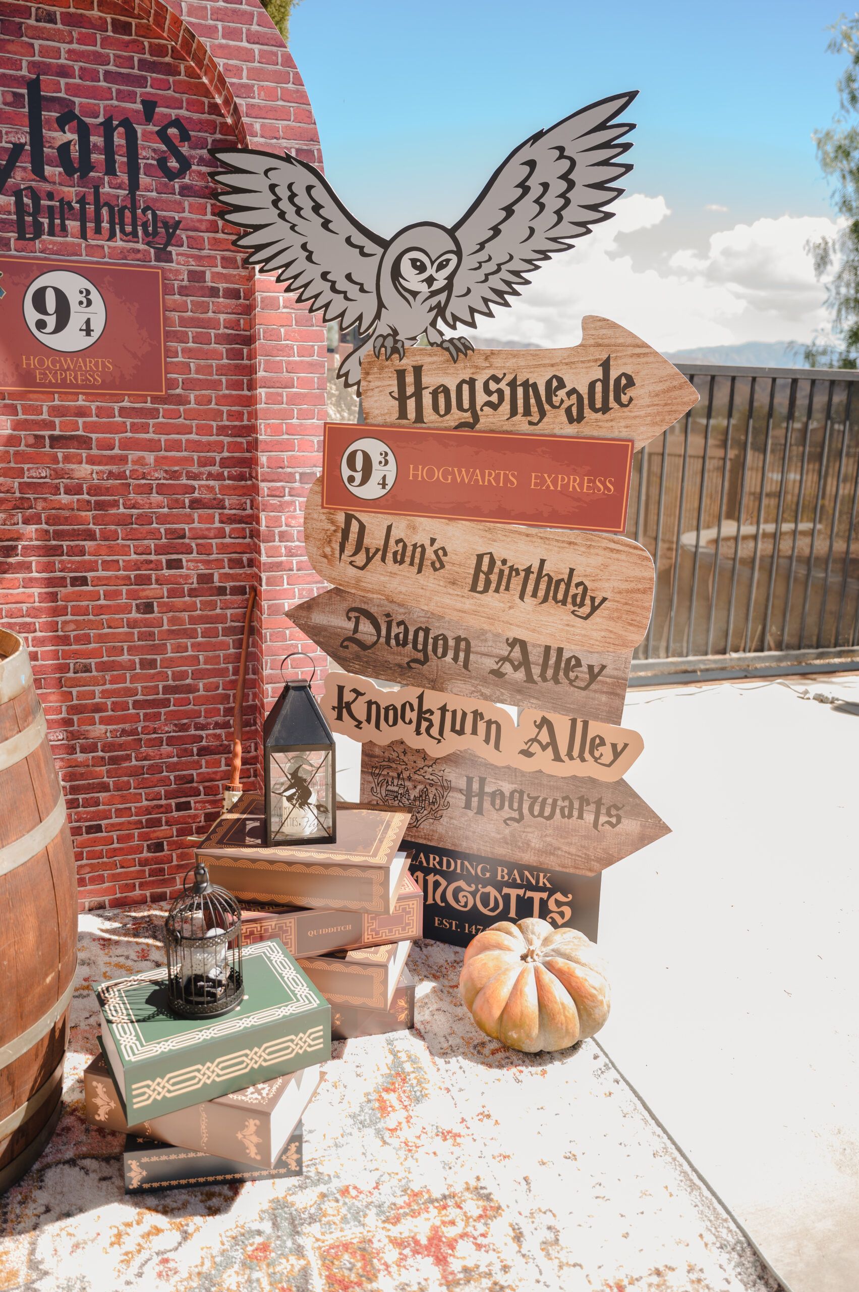Delightful Harry Potter-Themed Fifth Birthday Party in Los Angeles, California