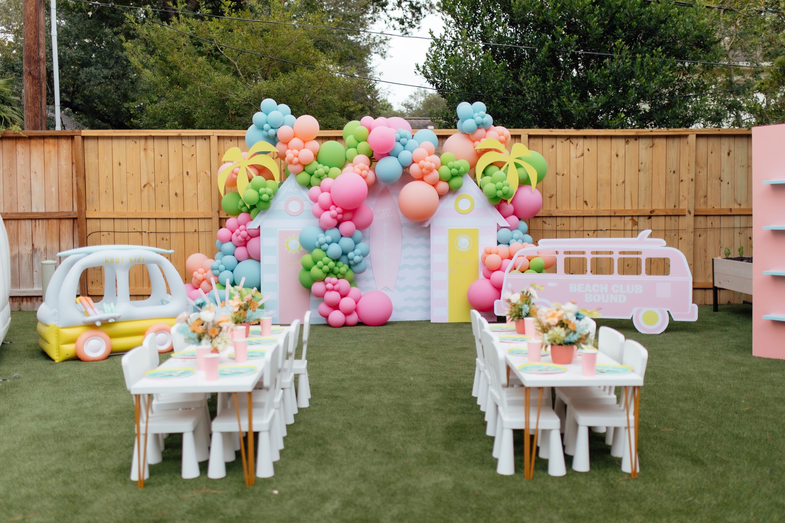 Hunter + Wyatts Beach Club Birthday