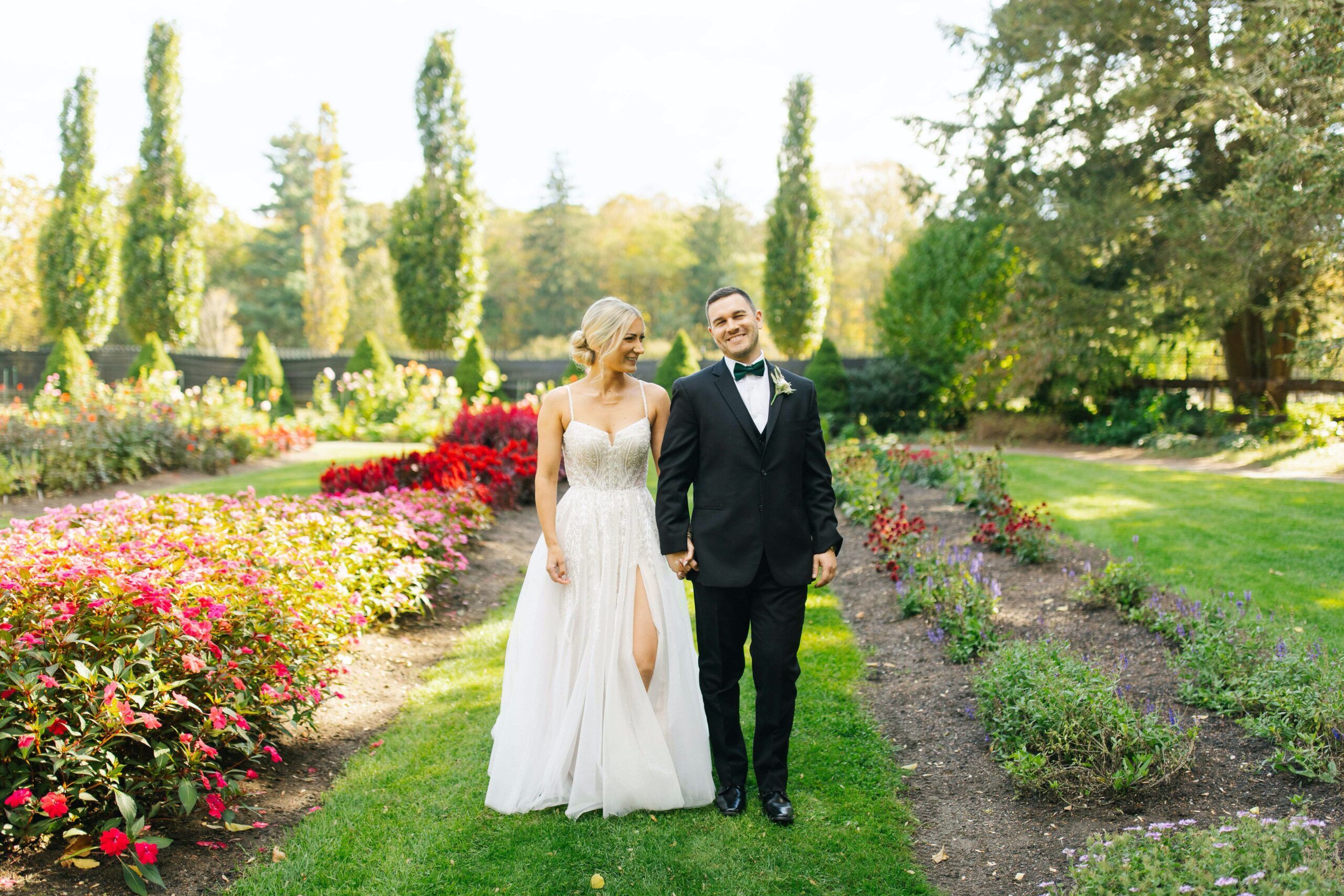 Celebrate This Cheerful Wedding at The Garden at Elm Bank
