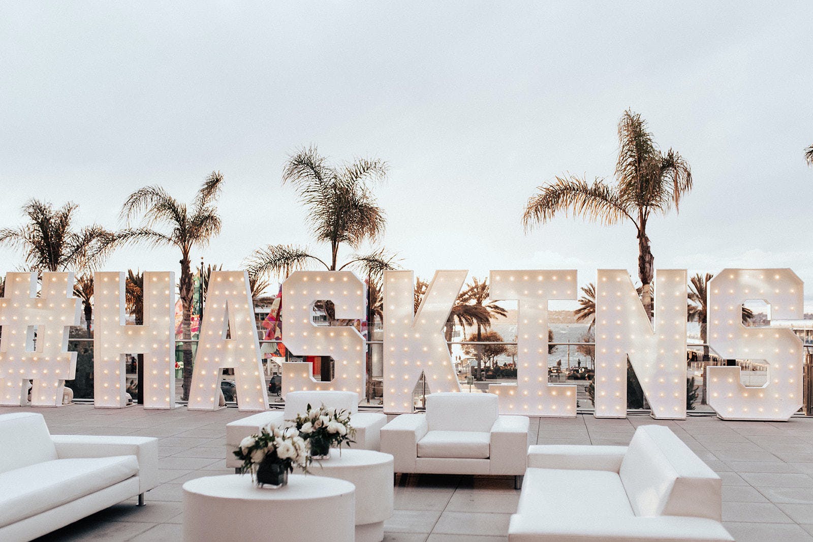 Modern Tropical Wedding