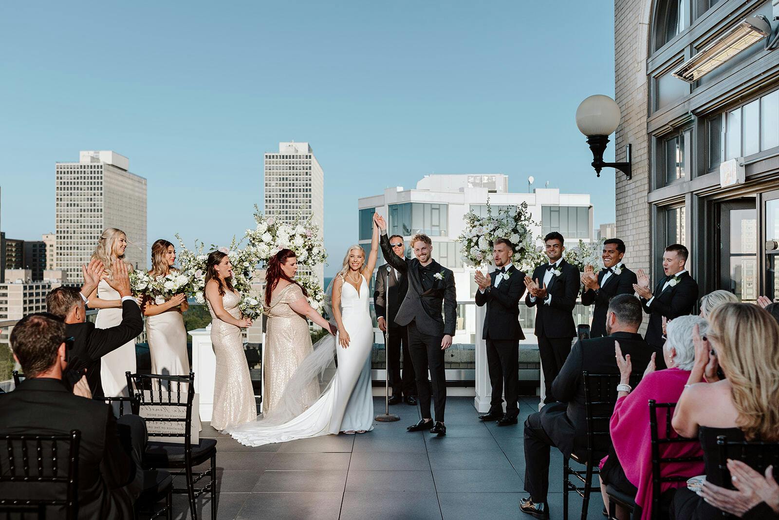 Revel in This Chic Rooftop Wedding at The Penthouse Hyde Park