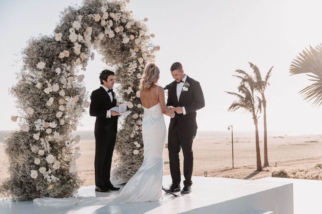 Witness The Bliss of This Dazzling and Delicate Beach Wedding in Cabo San Lucas