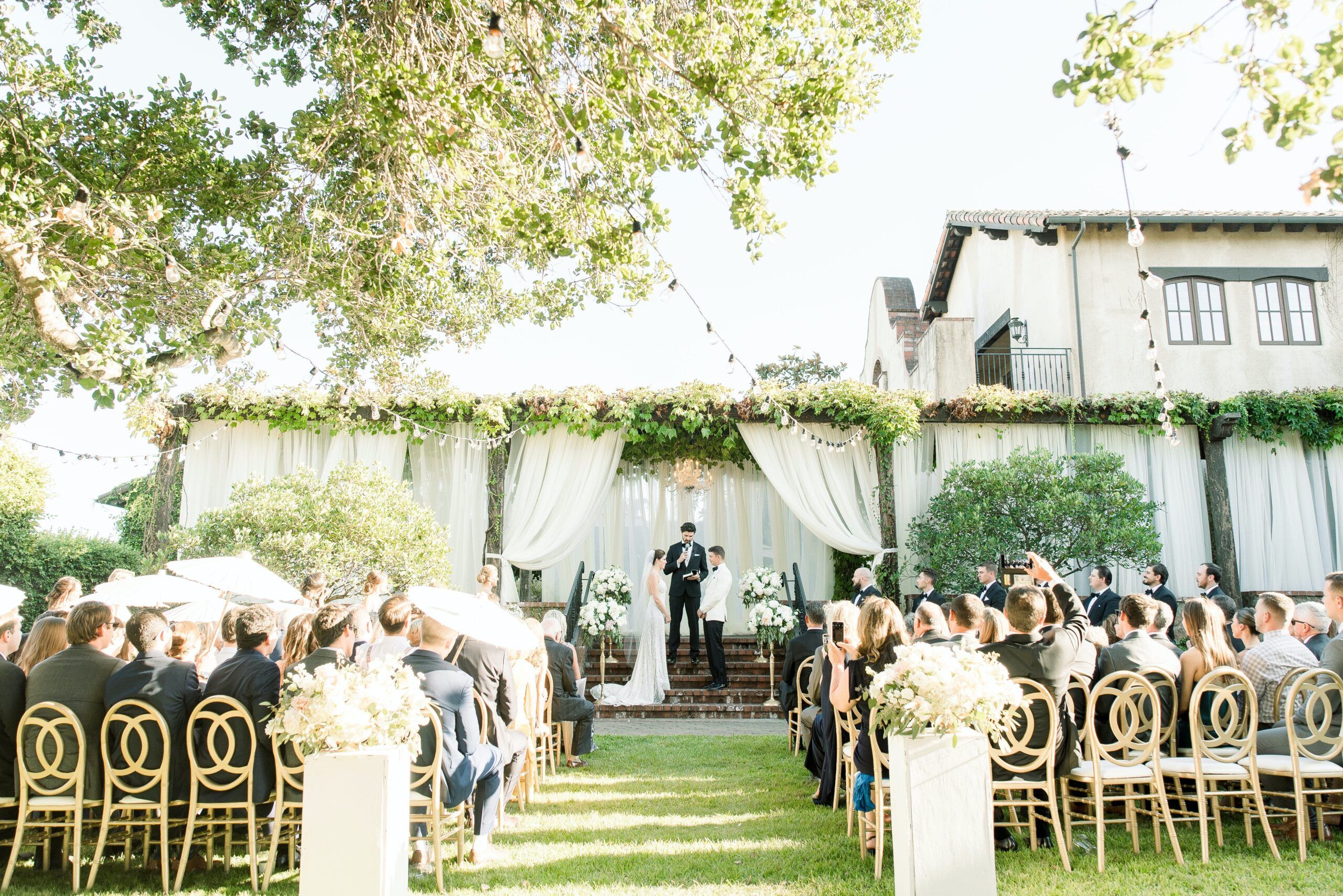 Elegant Outdoor Wedding at Fairmont Sonoma Mission Inn & Spa in Sonoma, CA