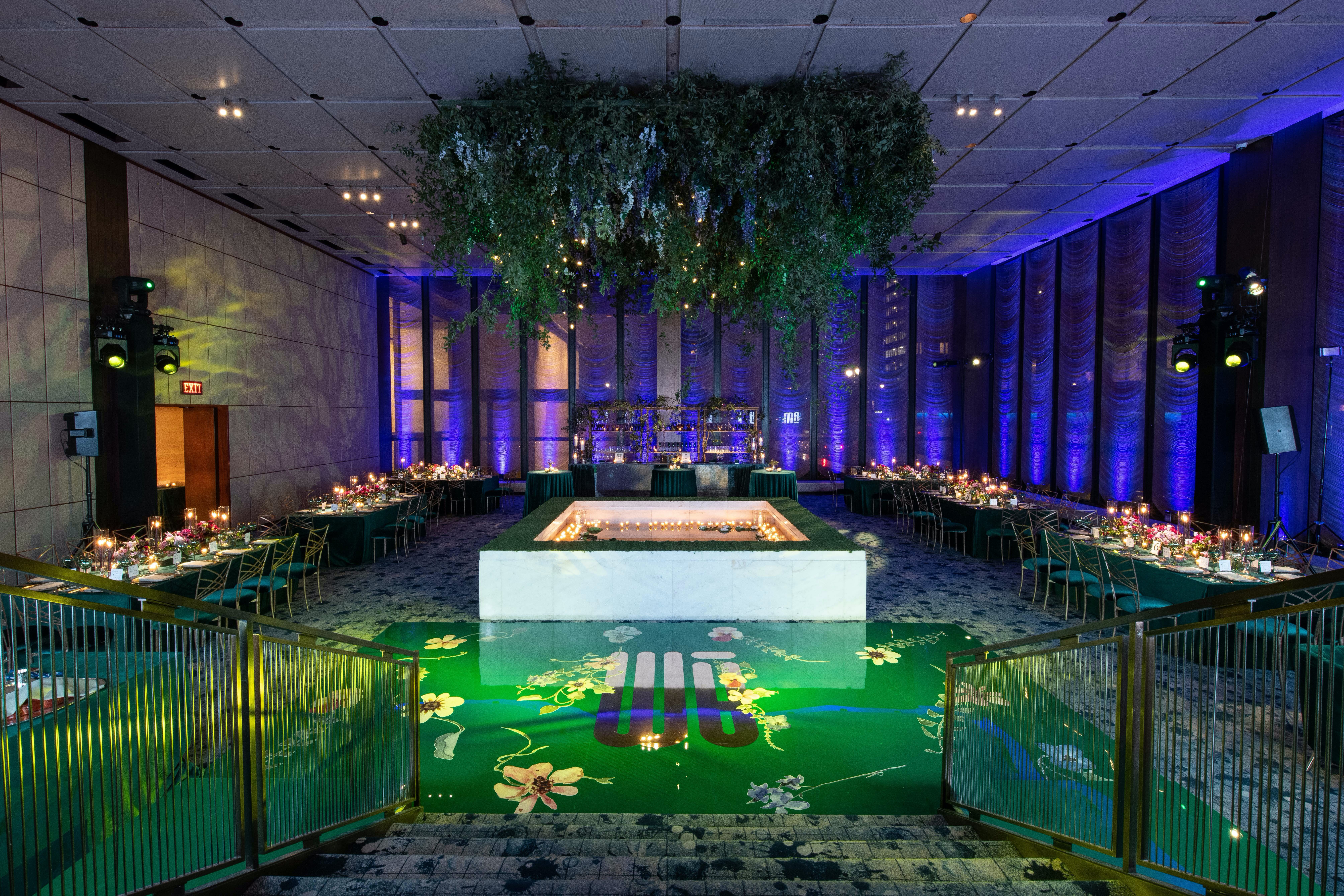 Enchanting Forest-Themed B'Not Mitzvah at THE POOL | THE GRILL by Major Food Group in New York, New York
