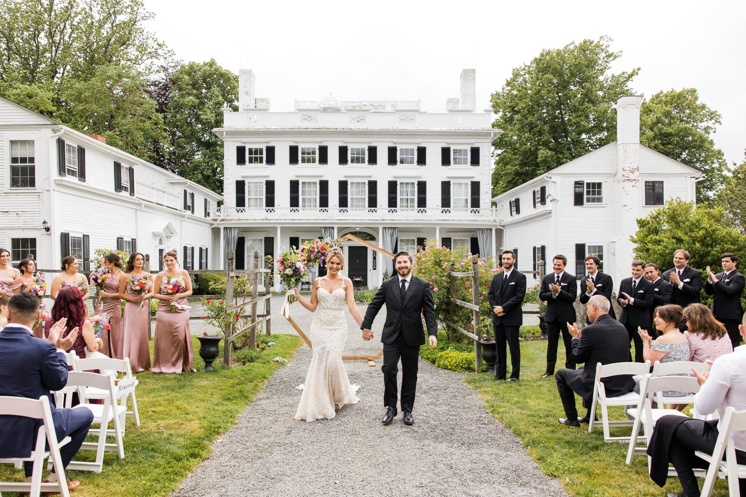 Grand and Elegant Wedding at Linden Place in Bristol, Rhode Island