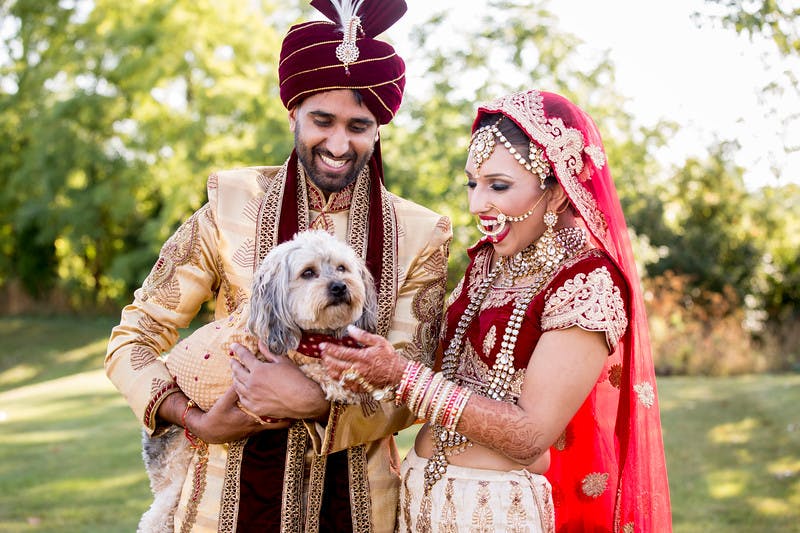 Lavish Gold Indian Wedding Waterford Banquet and Conference Center in Elmhurst, IL