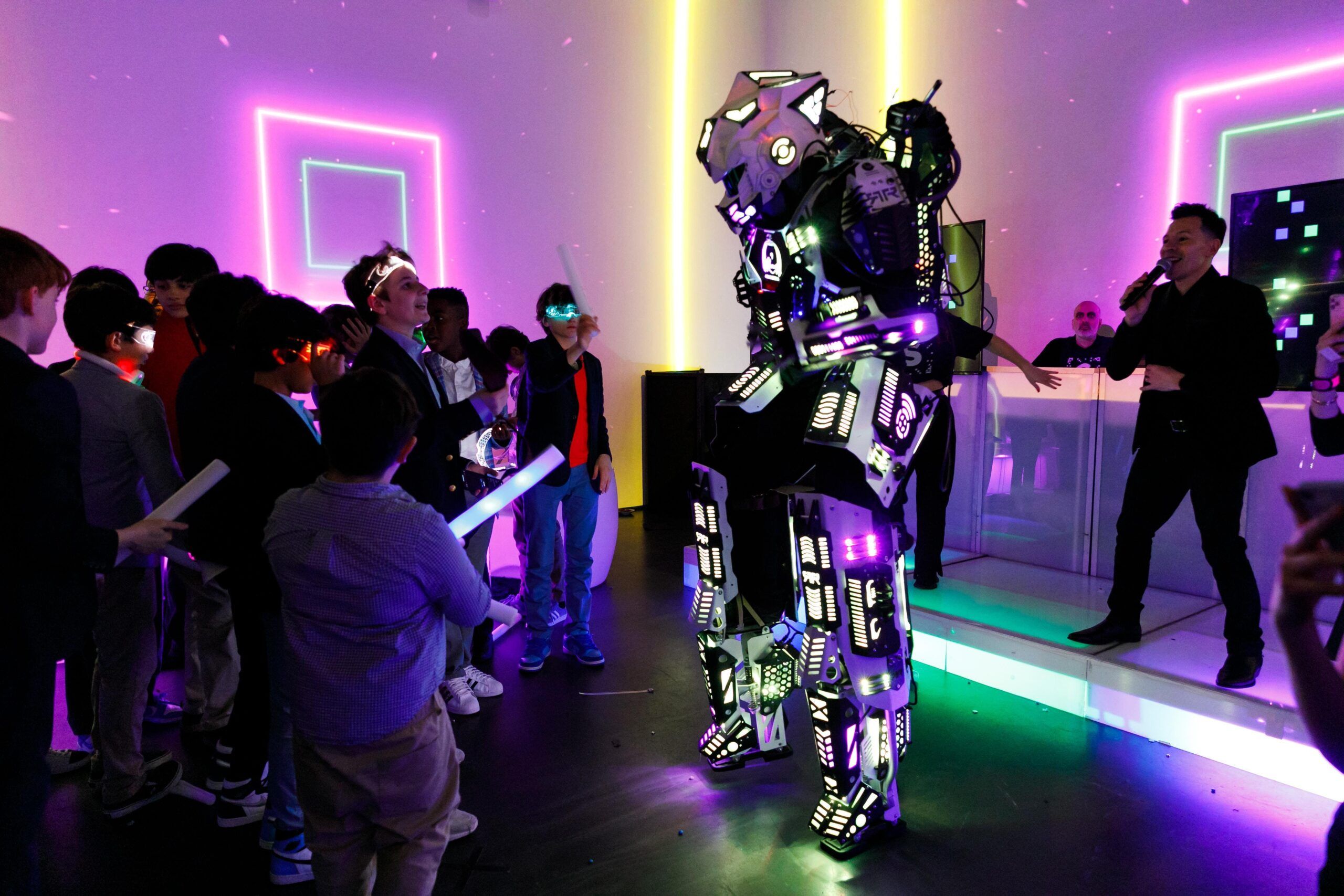 Neon Themed Bar Mitzvah