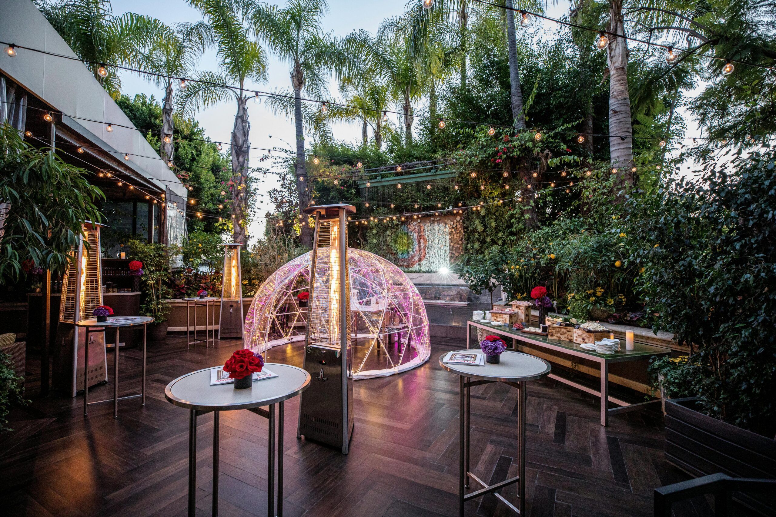 Unique Gallery-Inspired Reception at Four Seasons Hotel Los Angeles at Beverly Hills