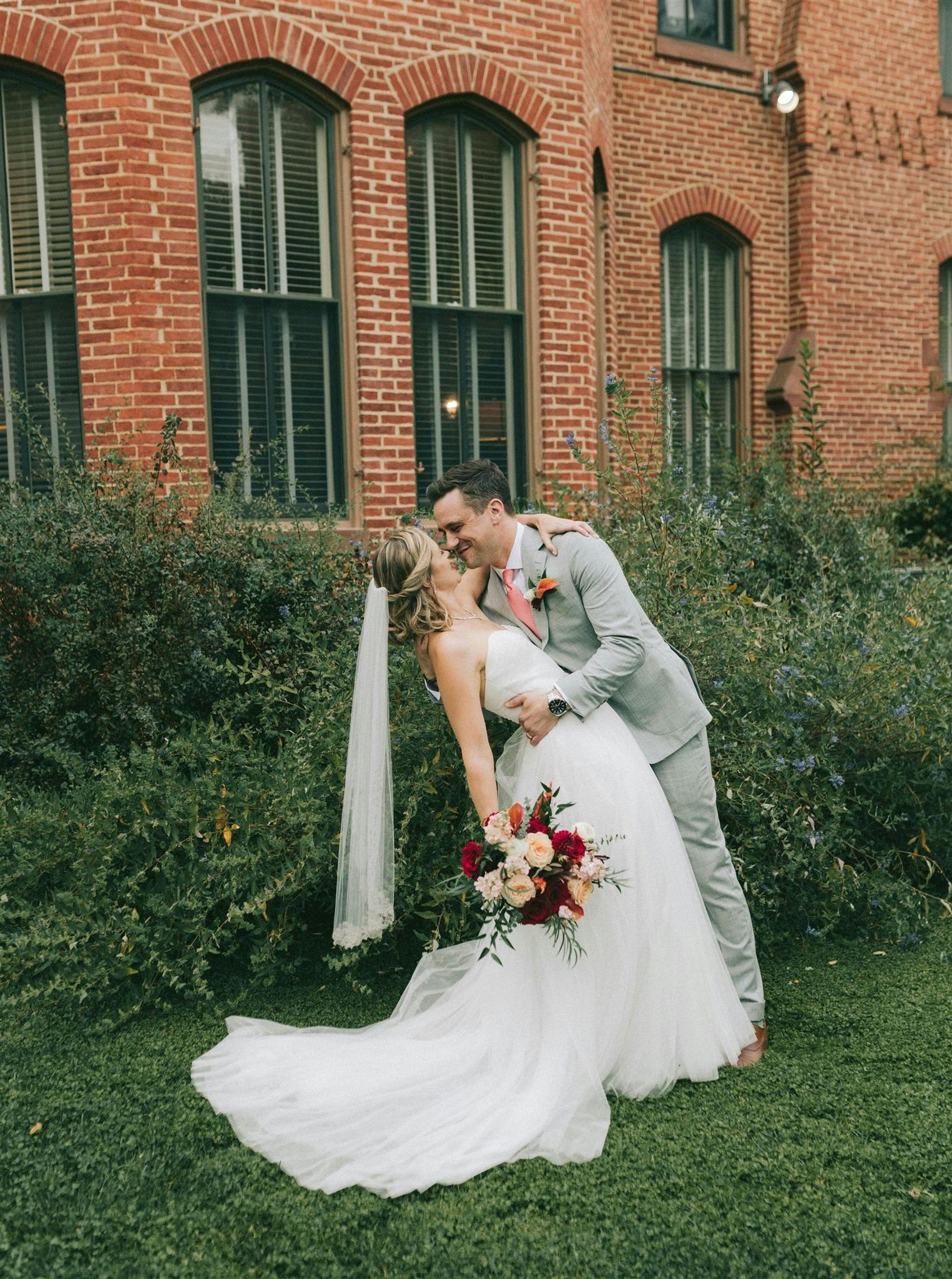 Beautiful Wedding at Tudor Place Historic House And Garden in Washington D.C.