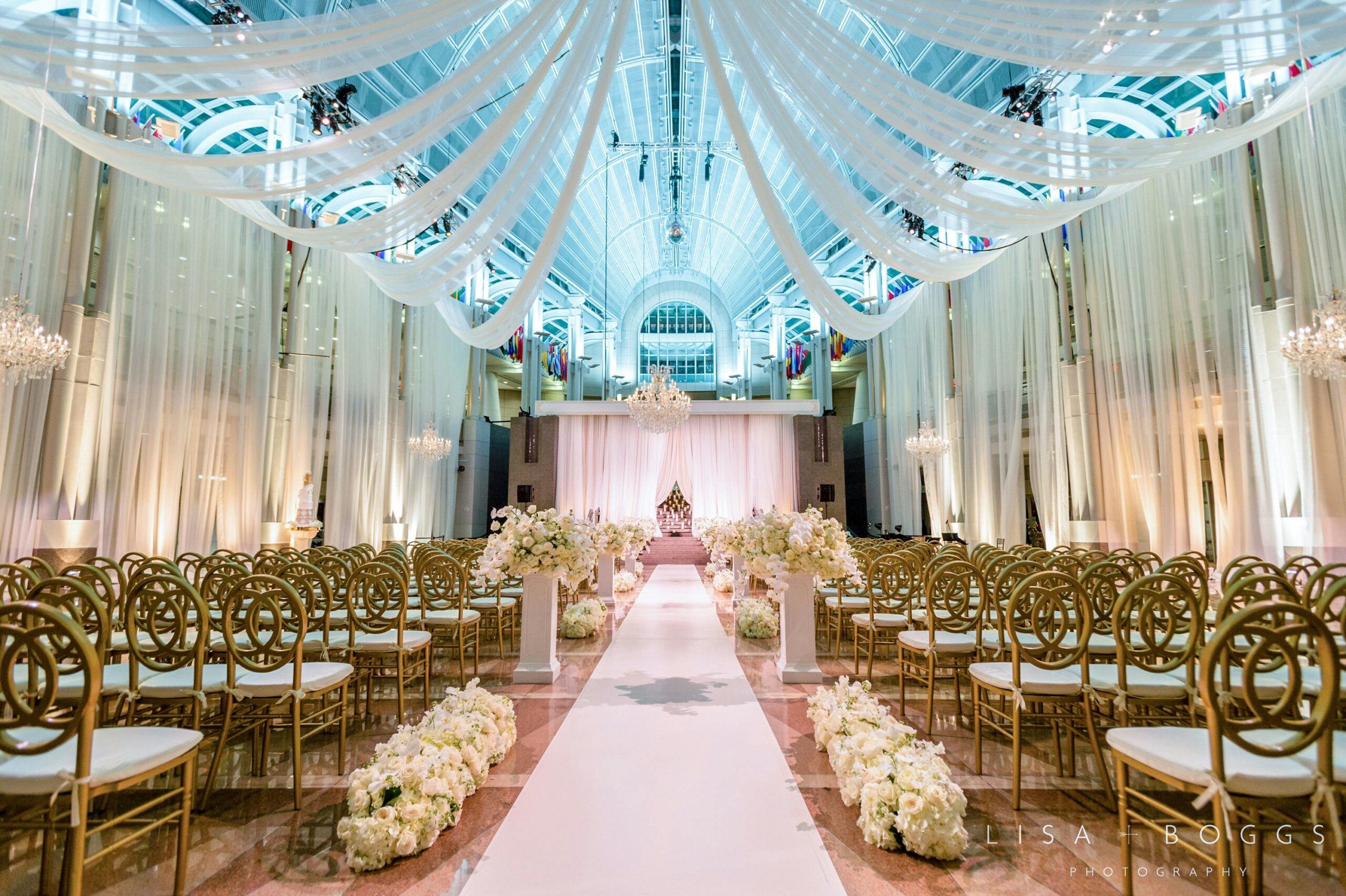 Glamourous New Years Eve Wedding at Ronald Reagan Building and International Trade Center in Washington, D.C.