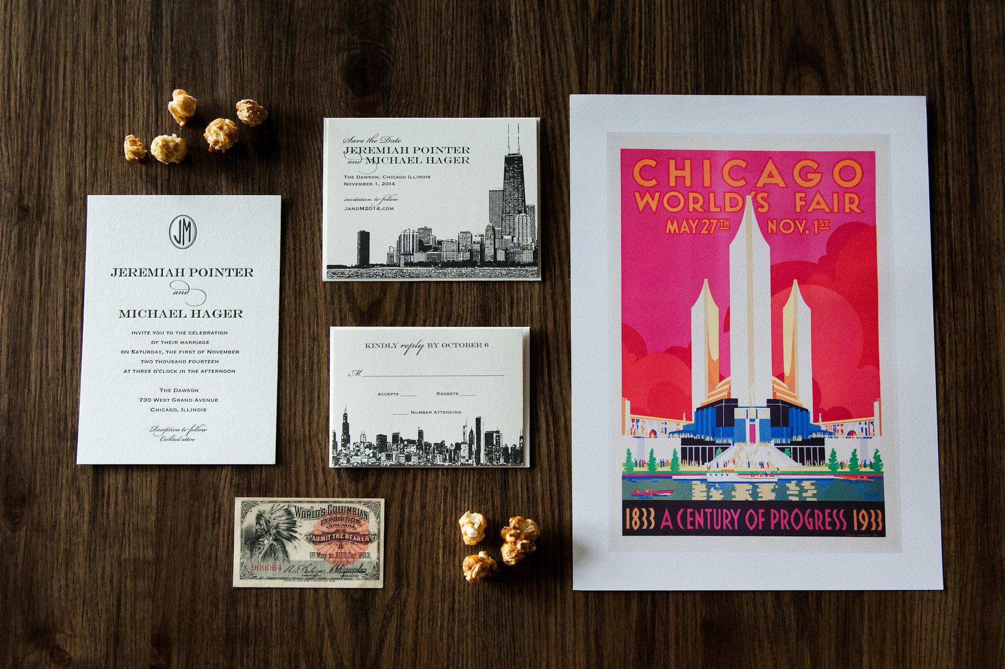 Jeremiah and Michael's World's Fair Themed Wedding